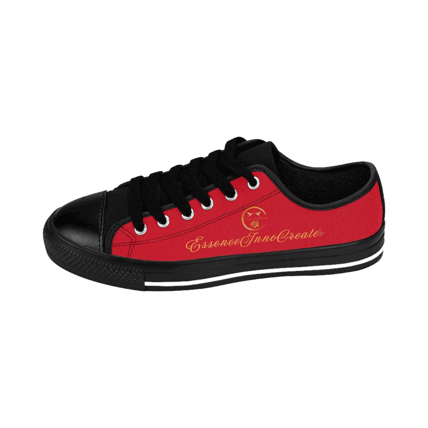 Ladies EssenceInnoCreate Streetwear | LowTop Sneakers | Dark Red