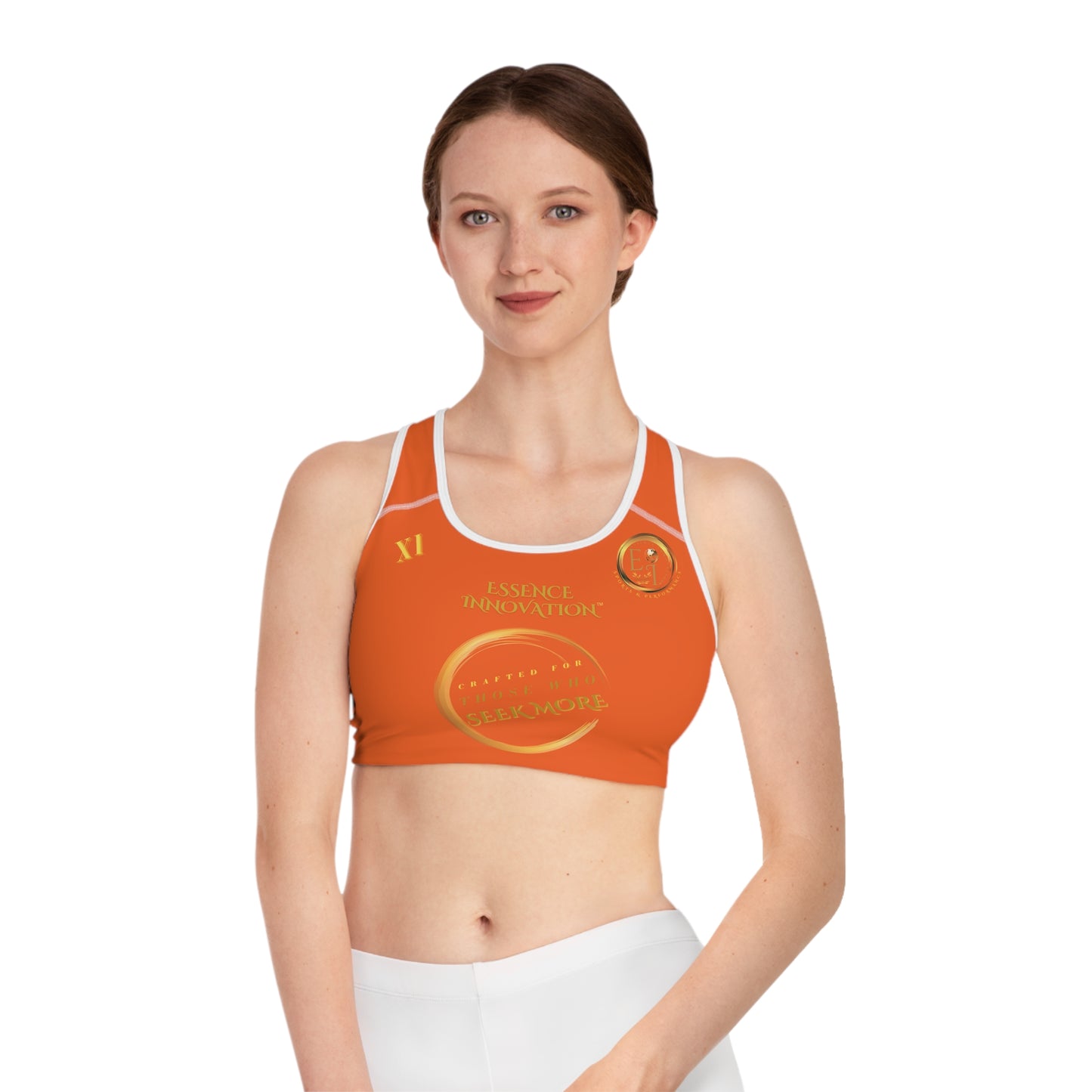 Seek More SB XI | EI Sports Bra | Orange