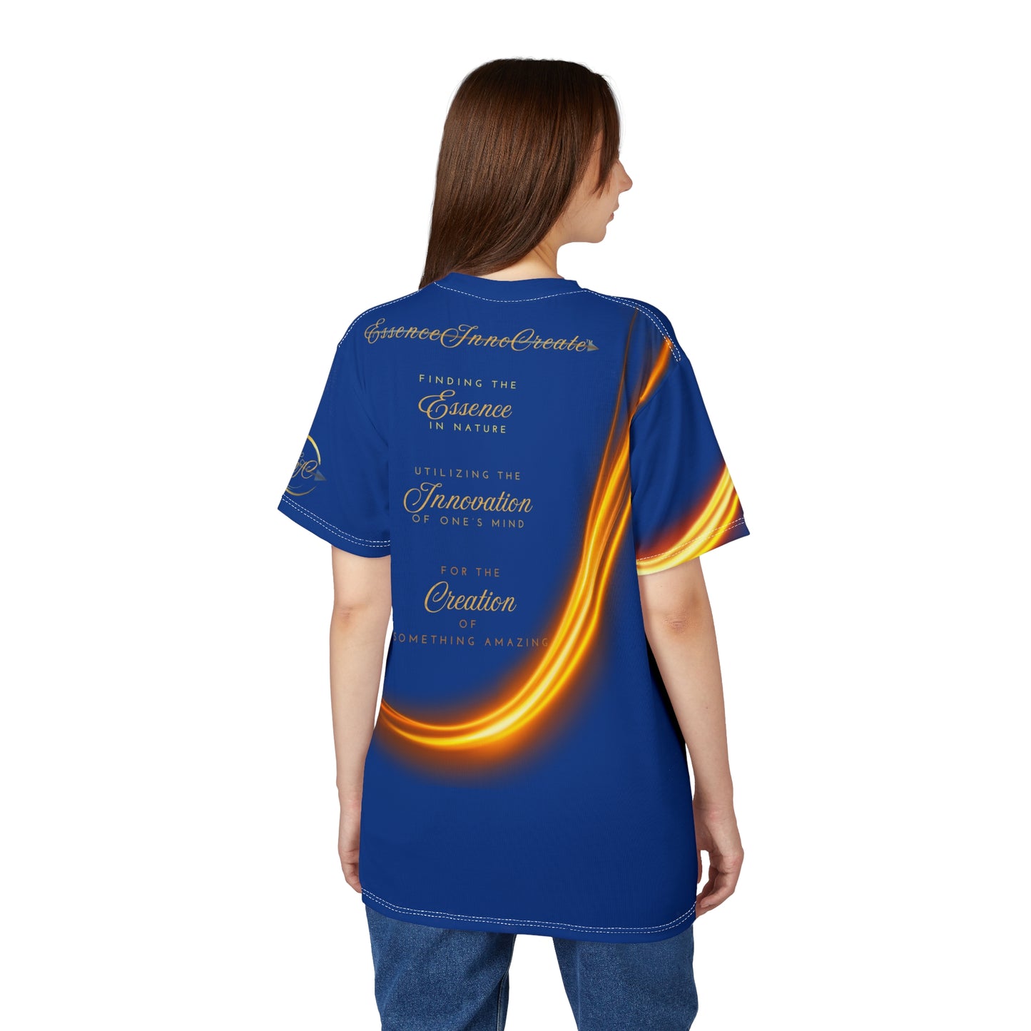 Dark Blue Trendsetters Flame Tee | EssenceInnoCreate