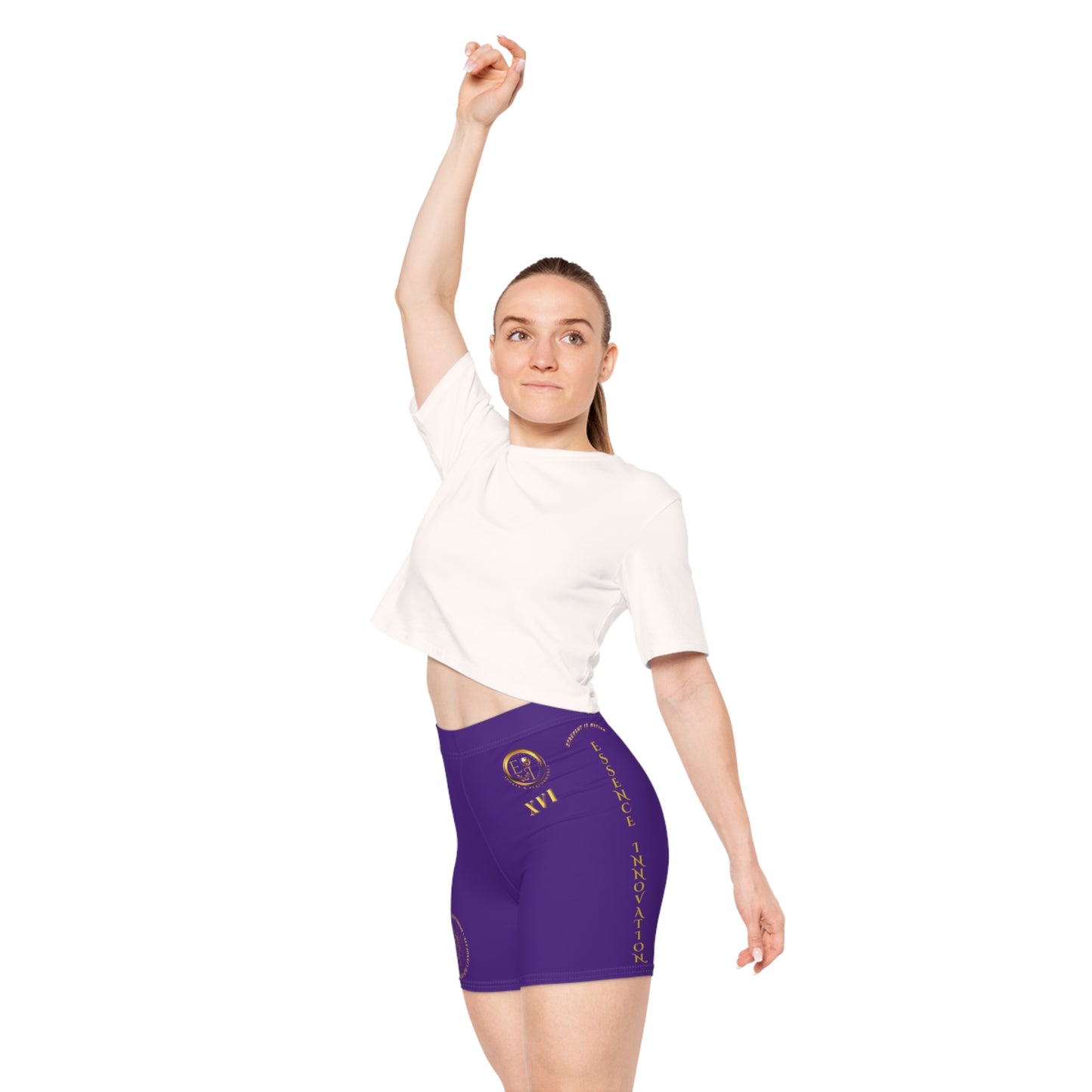 Seek More BS XVI | EI Sports Biker Shorts | Purple