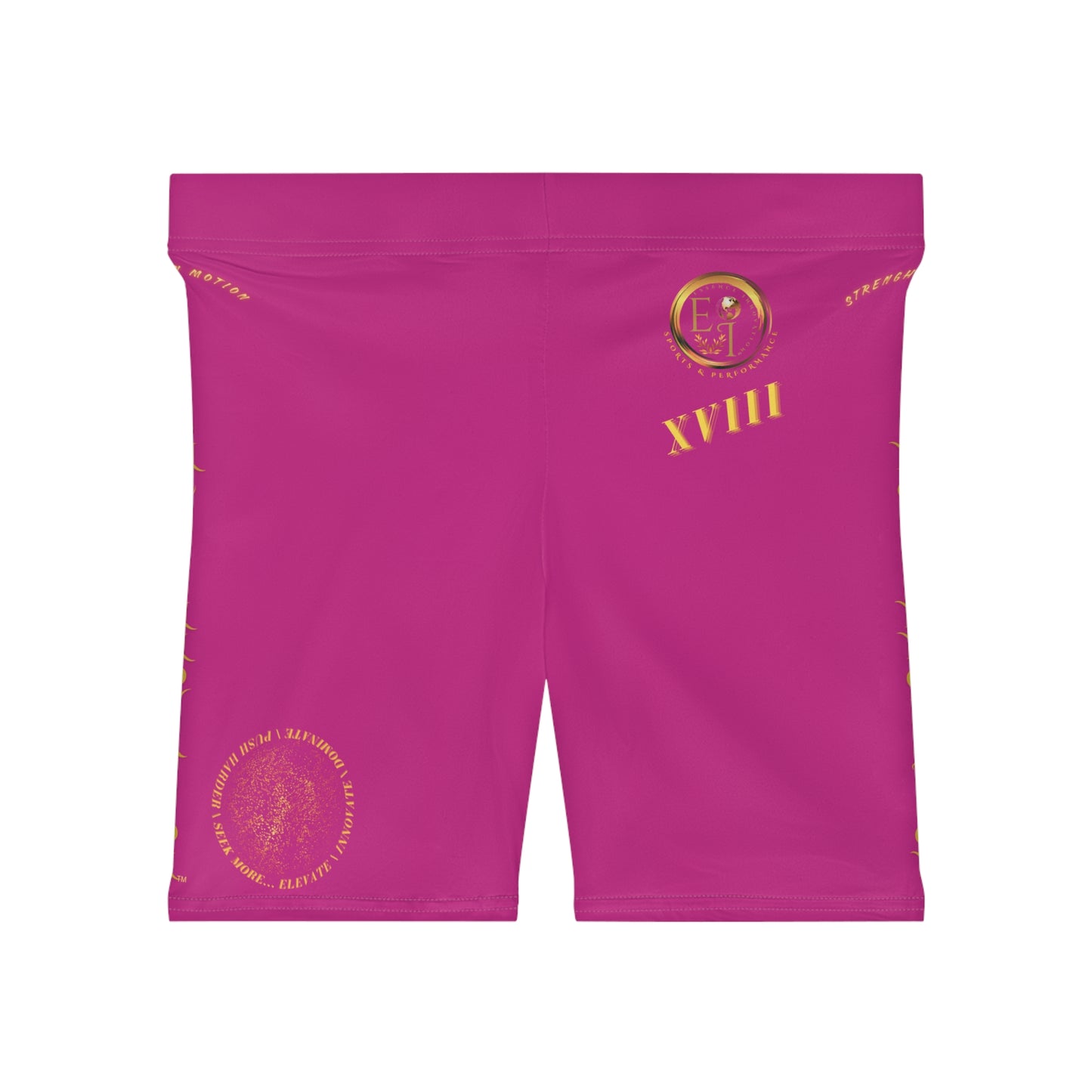 Seek More BS XVIII | EI Sports Biker Shorts | Pink