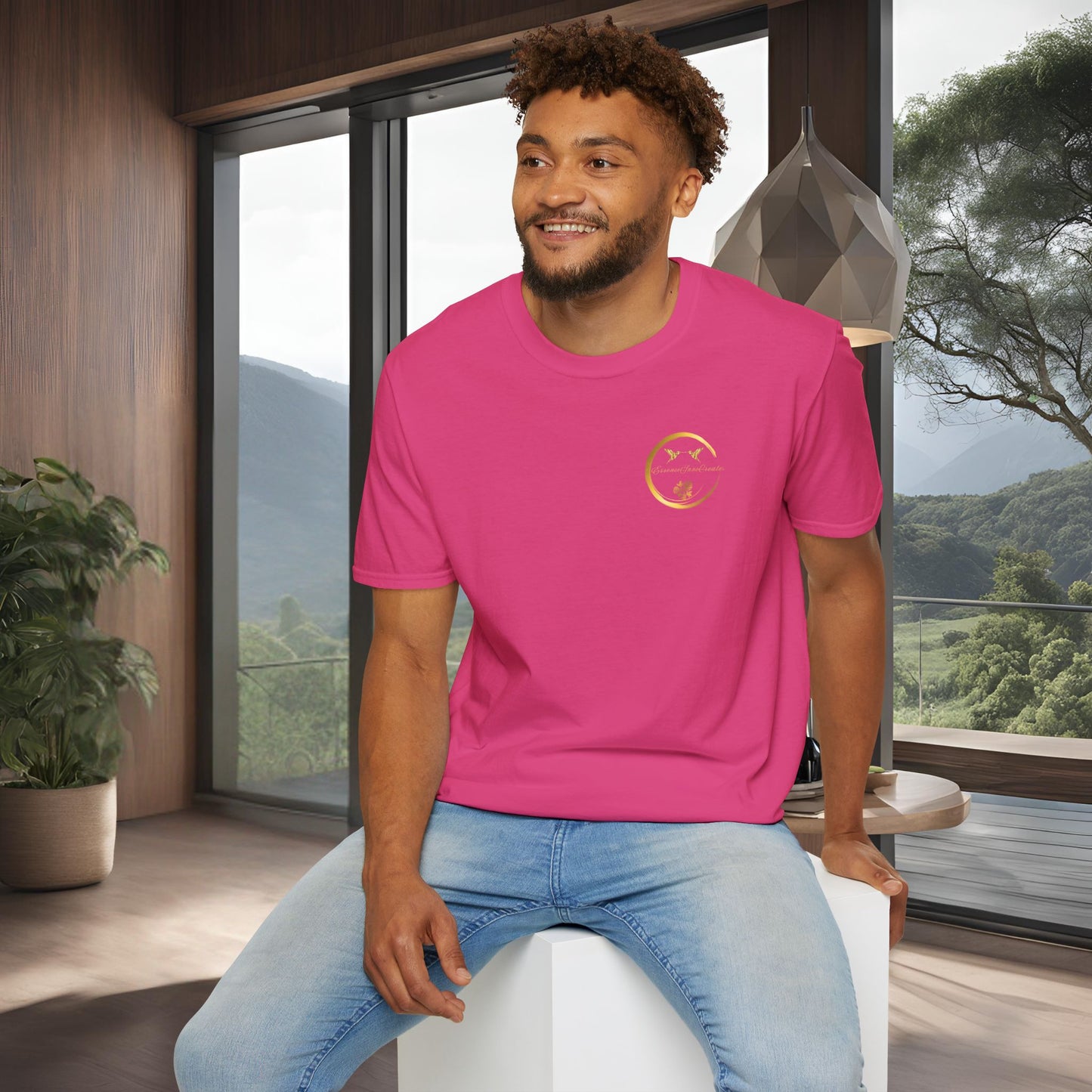 Heliconia Softstyle Tee | EssenceInnoCreate | Unisex Streetwear