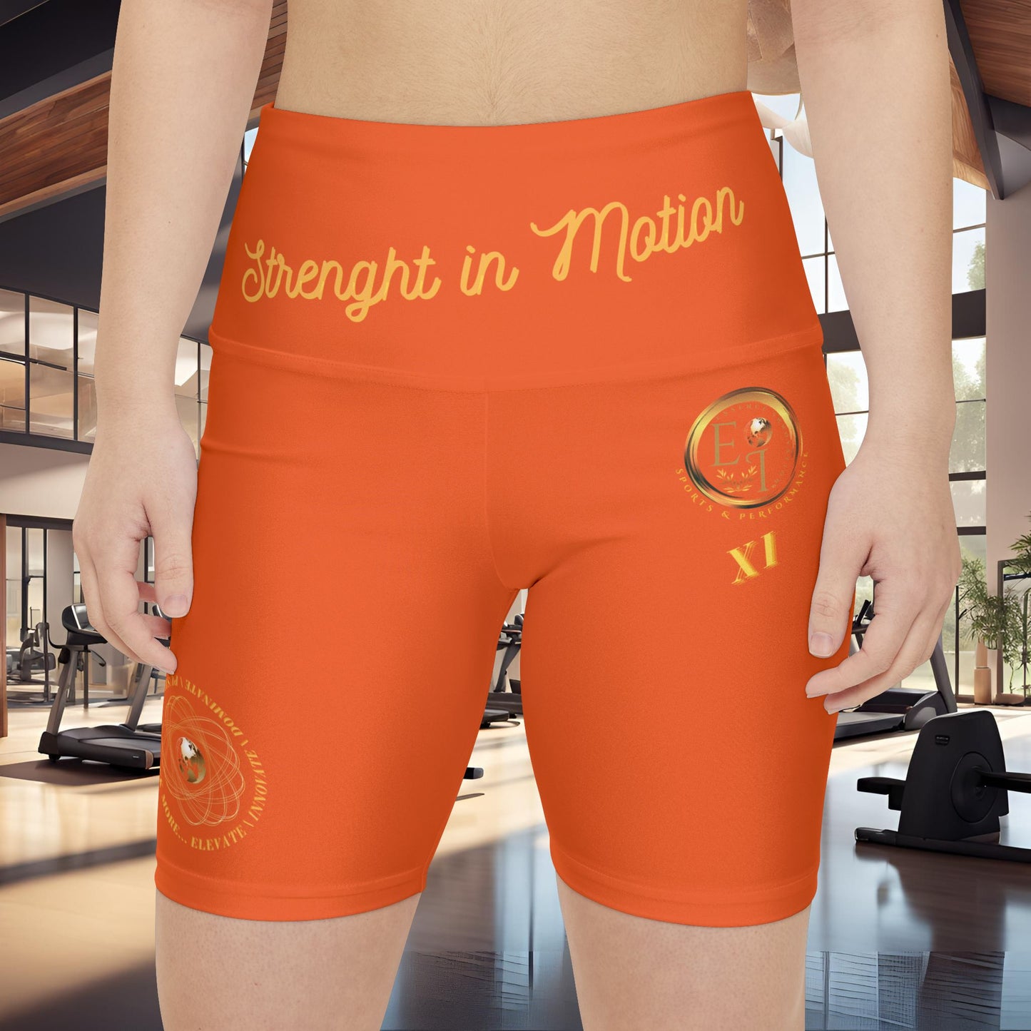 Seek More WS XI | EI Sports Workout Shorts | Orange