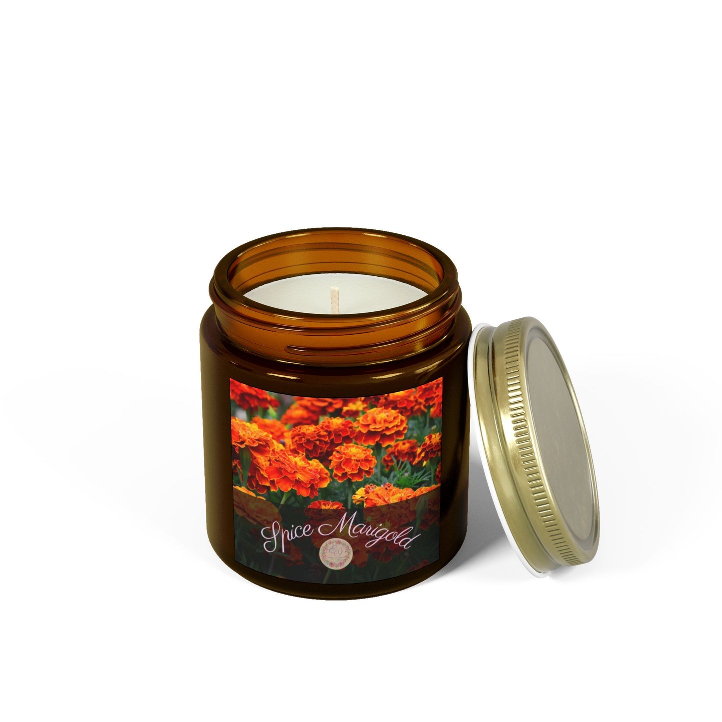 Fragrant Flower | Spicehaven Candle | Marigold | 4oz, 9oz