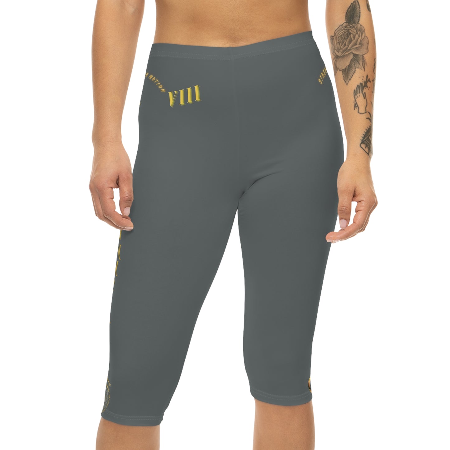 Seek More CL VIII | Capri Leggings | EI Sports | Dark Grey