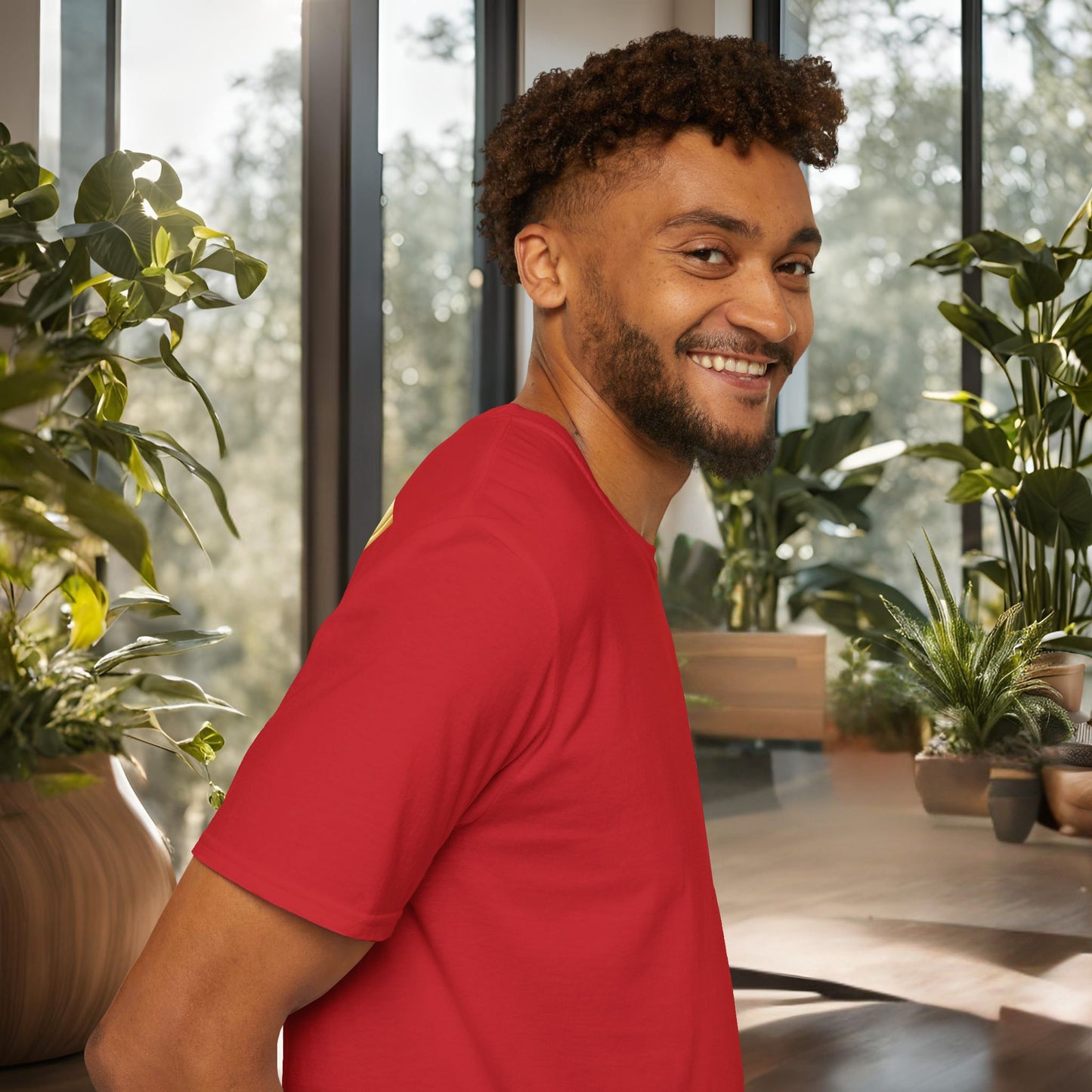 Red Softstyle Tee | EssenceInnoCreate | Unisex Streetwear