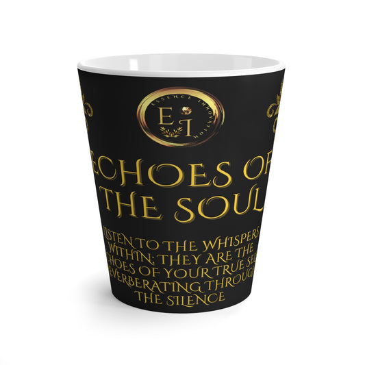 Her Echoing Soul Black | Luxury Ceramic Mug 12oz