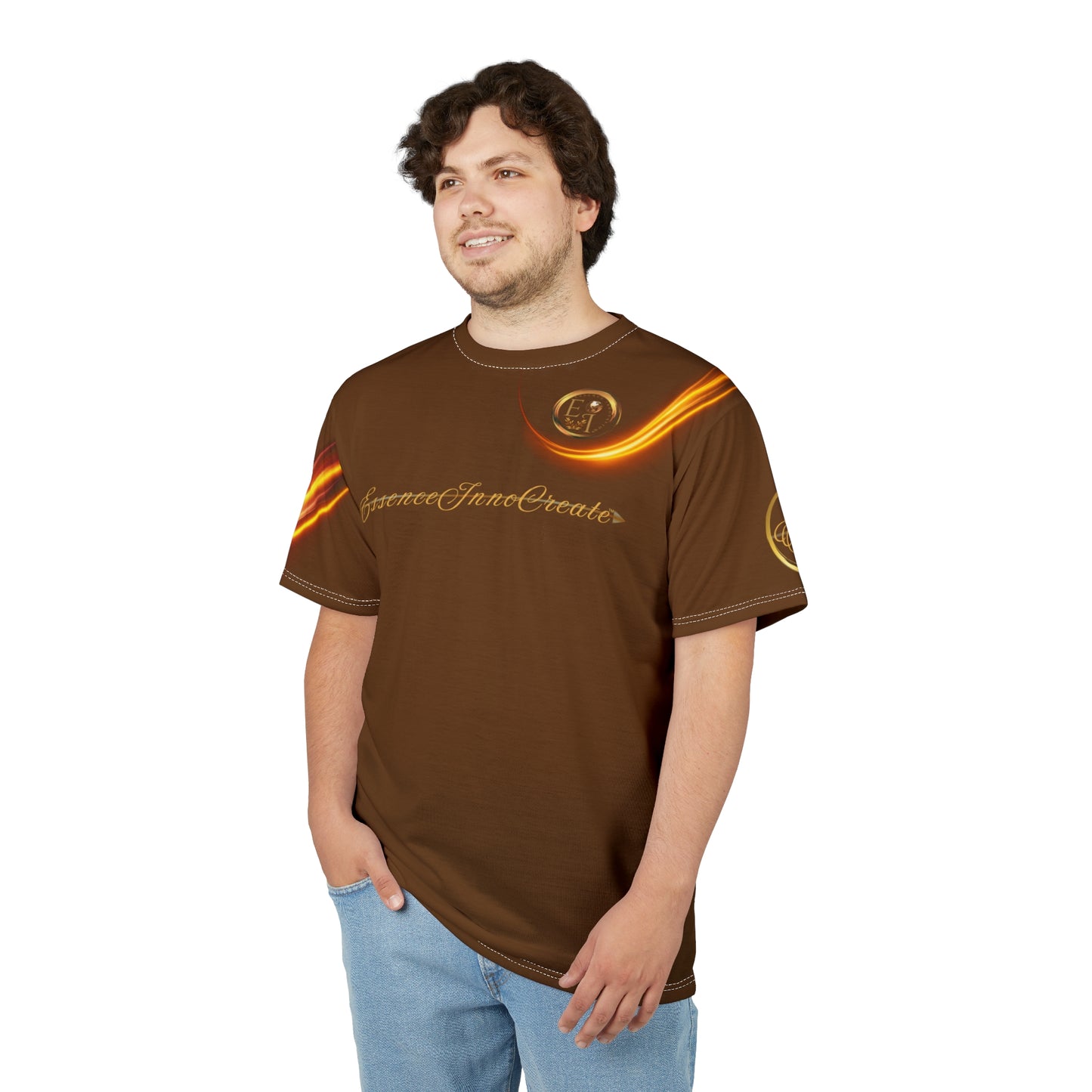 Brown Trendsetters Flame Tee | EssenceInnoCreate
