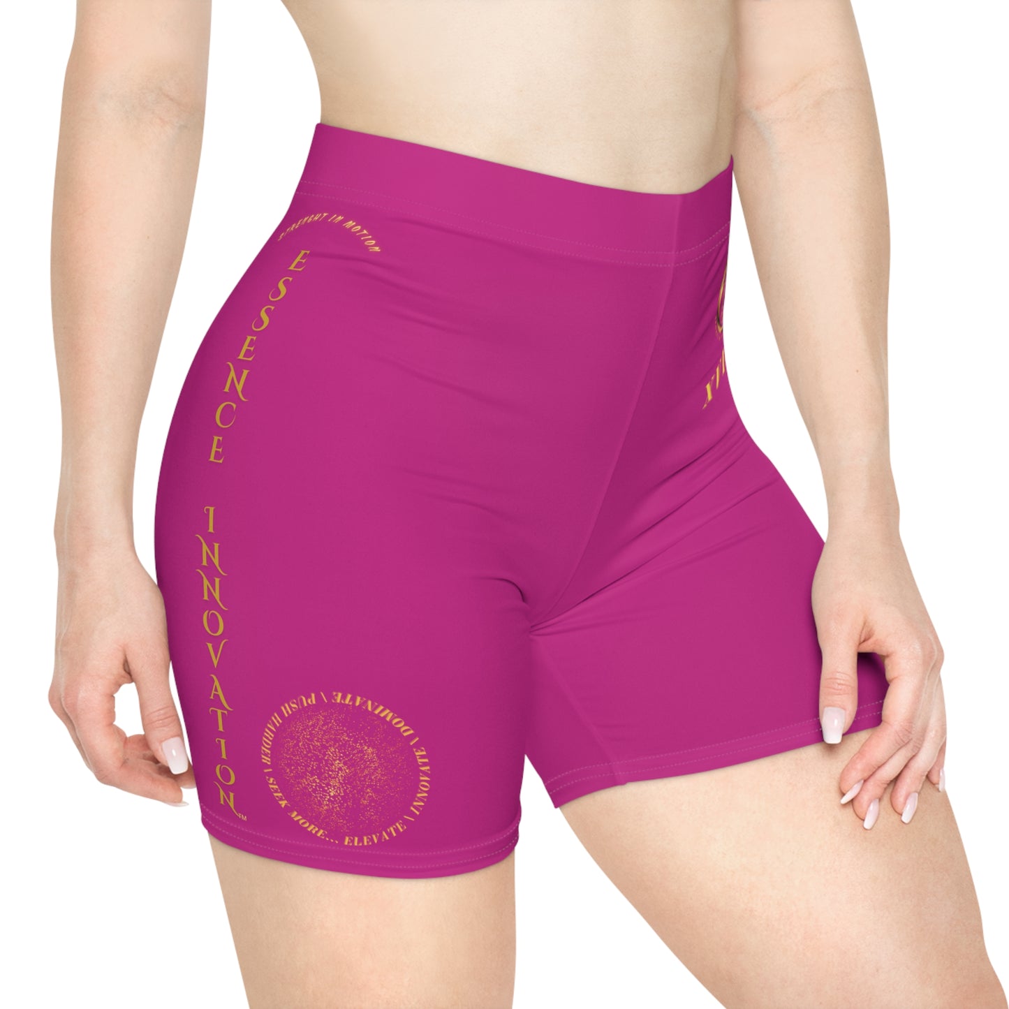 Seek More BS XVIII | EI Sports Biker Shorts | Pink