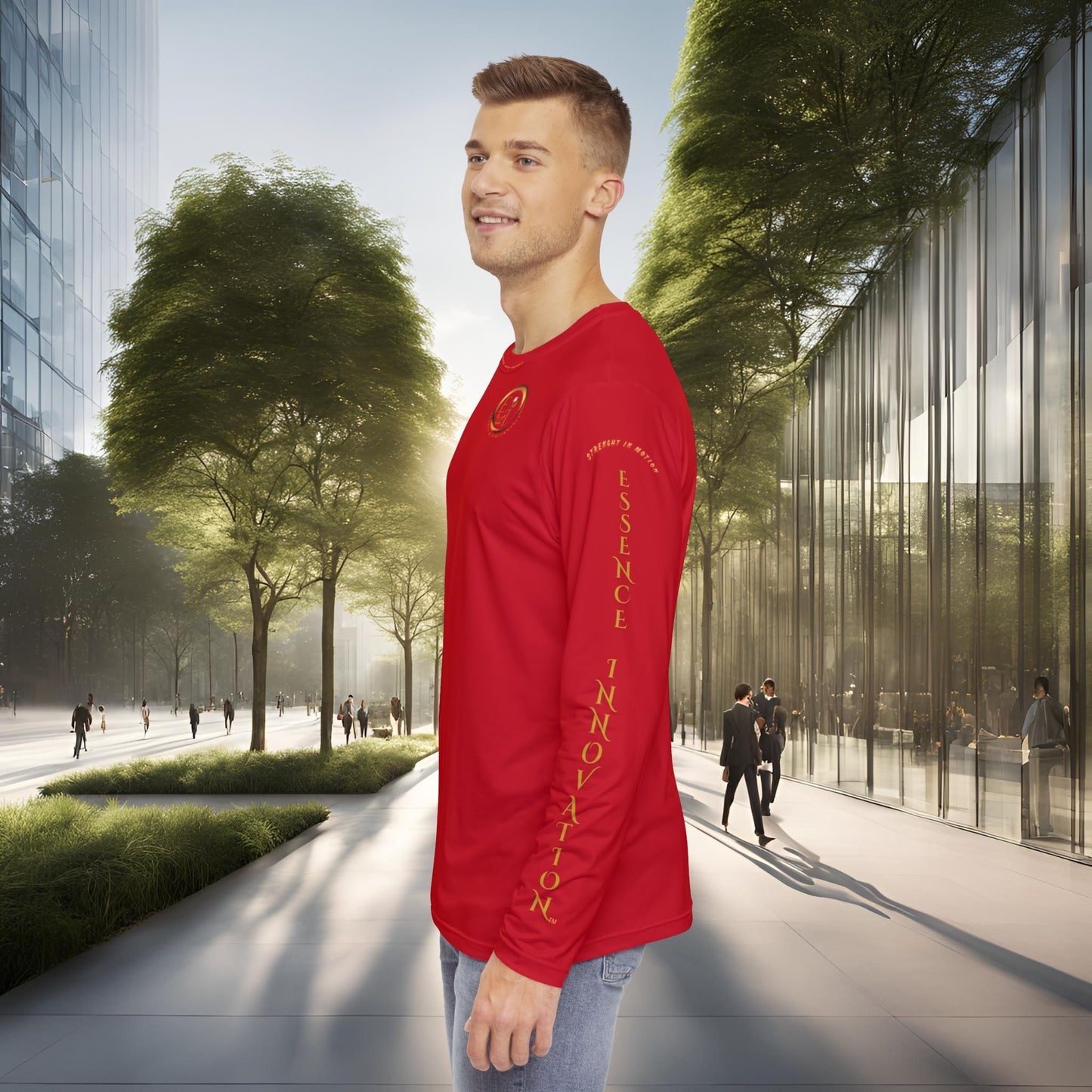 Seek More Performance X | EI Sports Long Sleeve | Dark Red