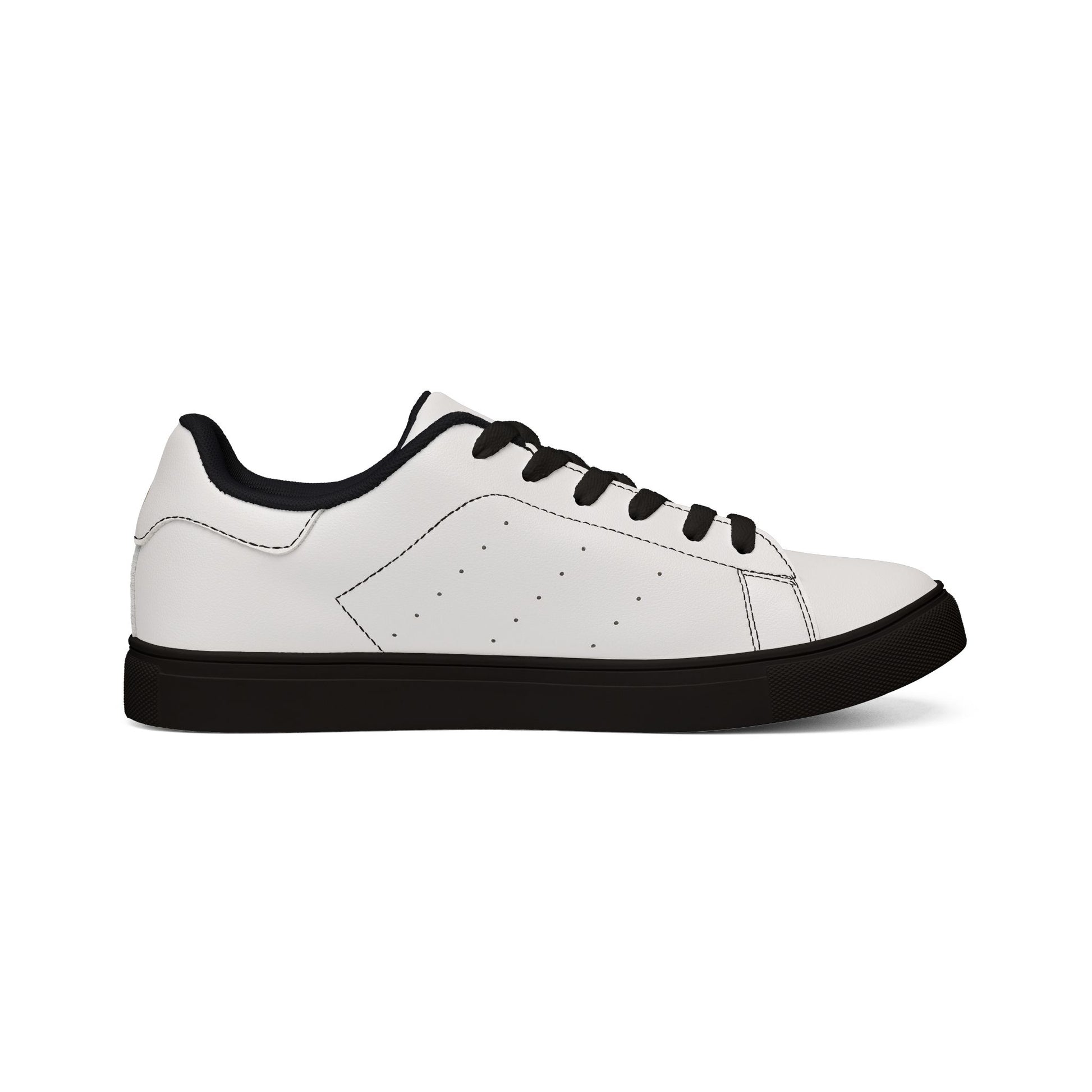 White EssenceInnoCreate sneaker with black accents on a white background