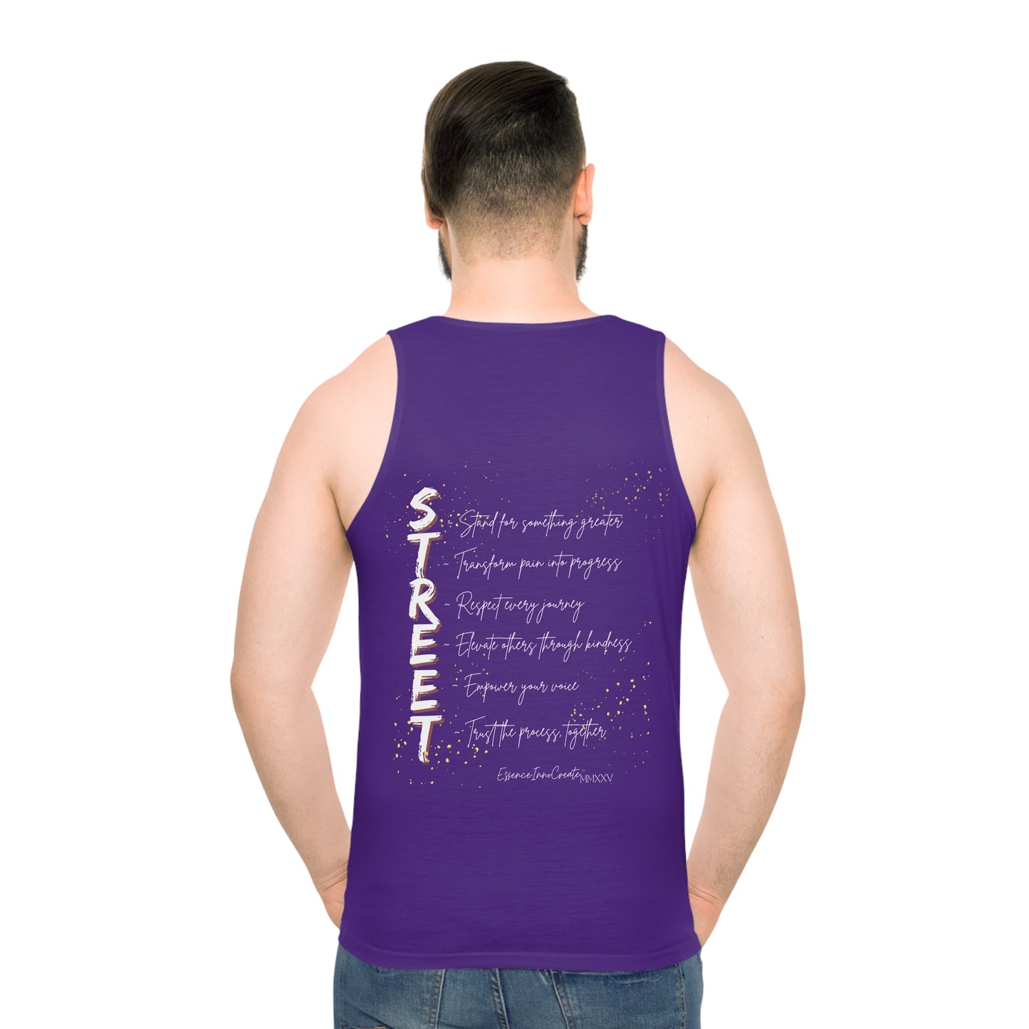 Street Wear Tank XVI | EssenceInnoCreate | Purple