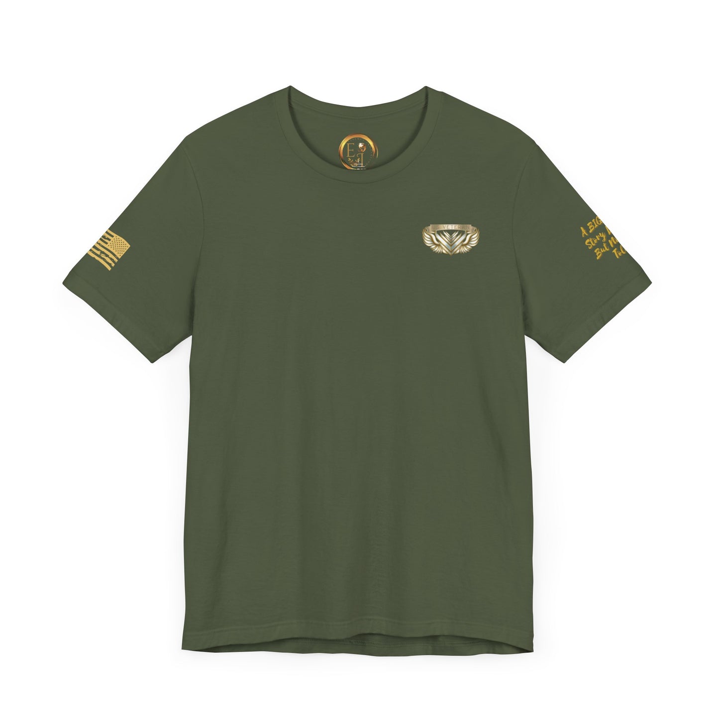 Essence Green Veteran Tee – Military Pride T-Shirt
