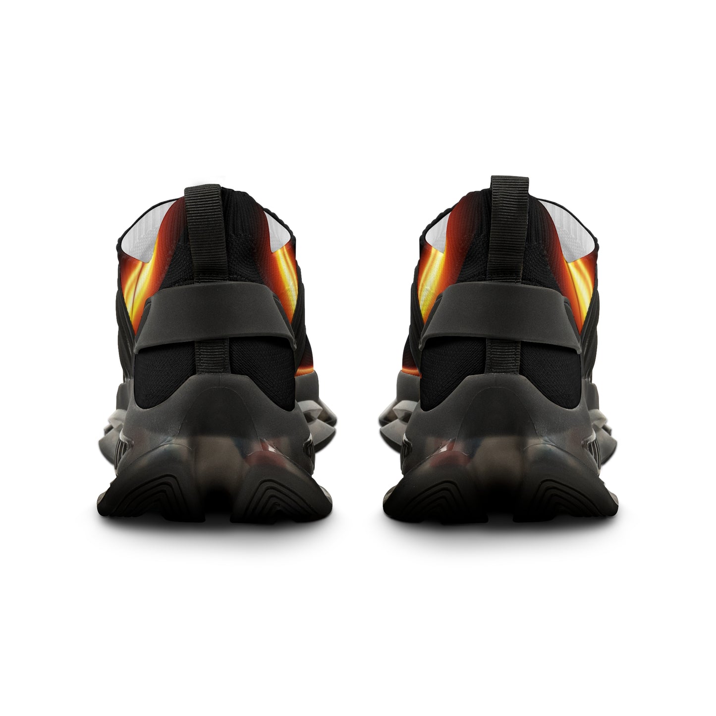 Black VII Trendsetter Flame | Men’s Mesh Sneakers