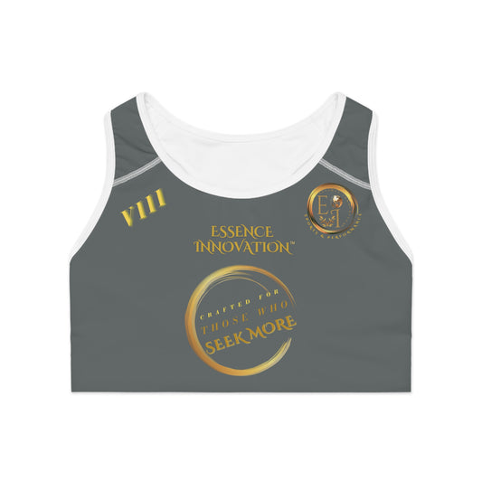 Seek More SB VIII | EI Sports Bra | Dark Grey