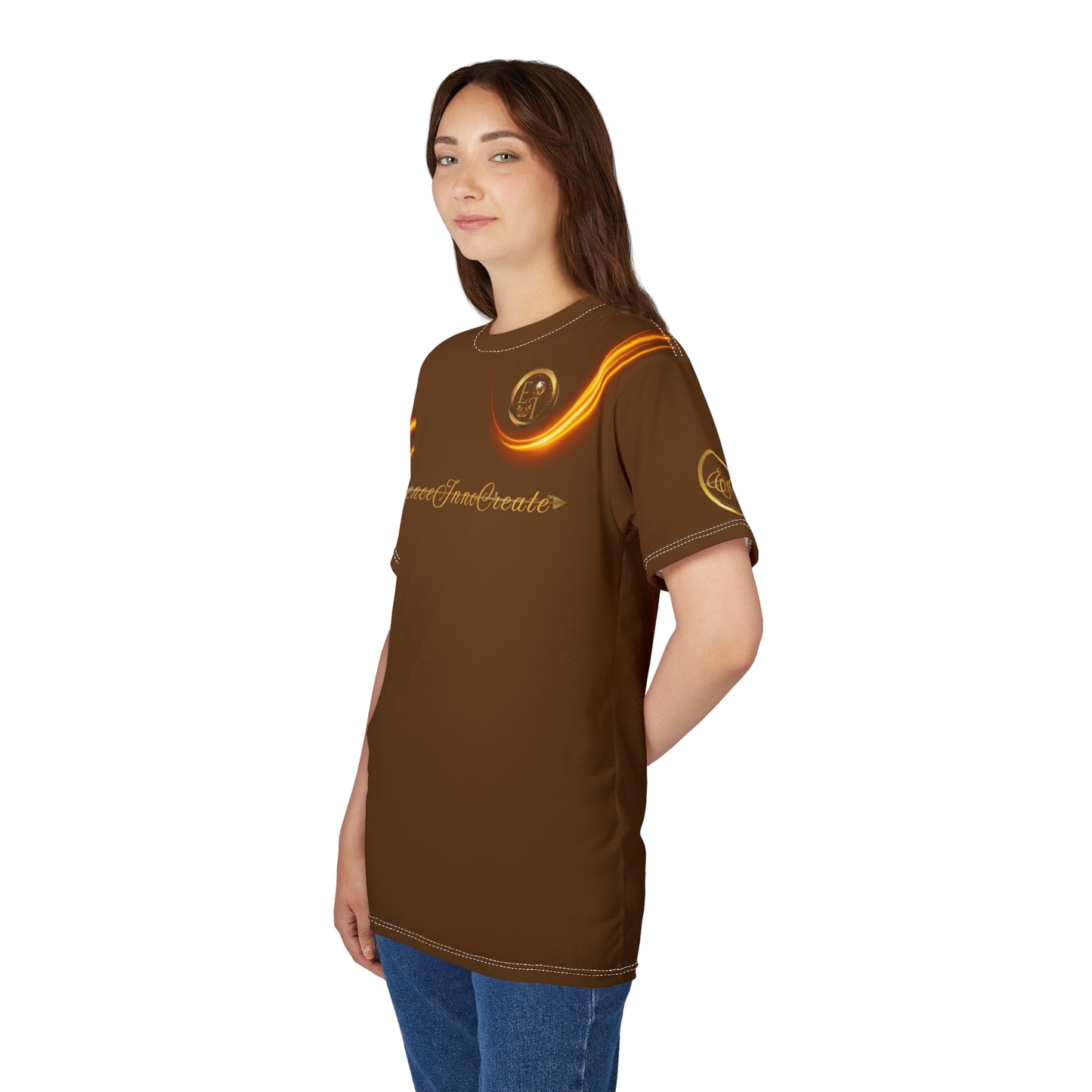 Brown Trendsetters Flame Tee | EssenceInnoCreate