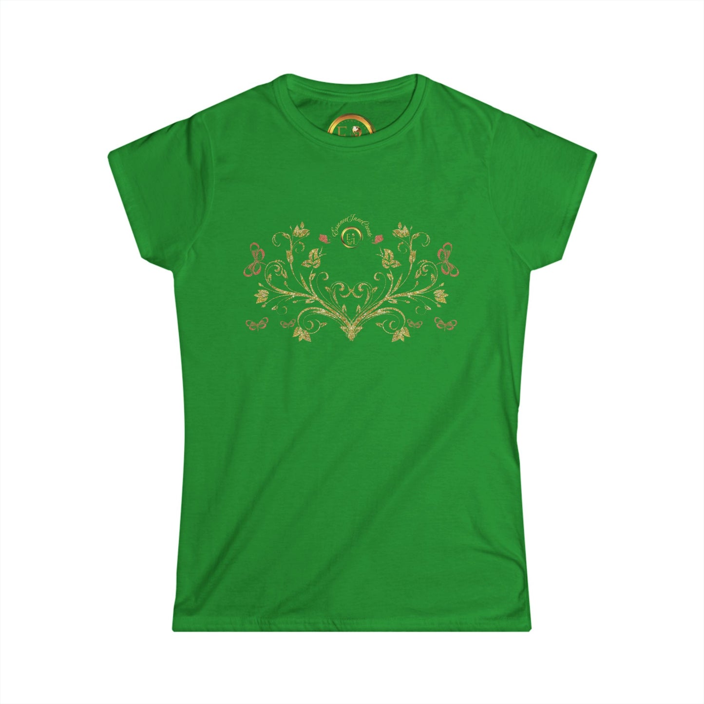 Royal Blossom Cotton Tee | EssenceInnoCreate | 9 Colors