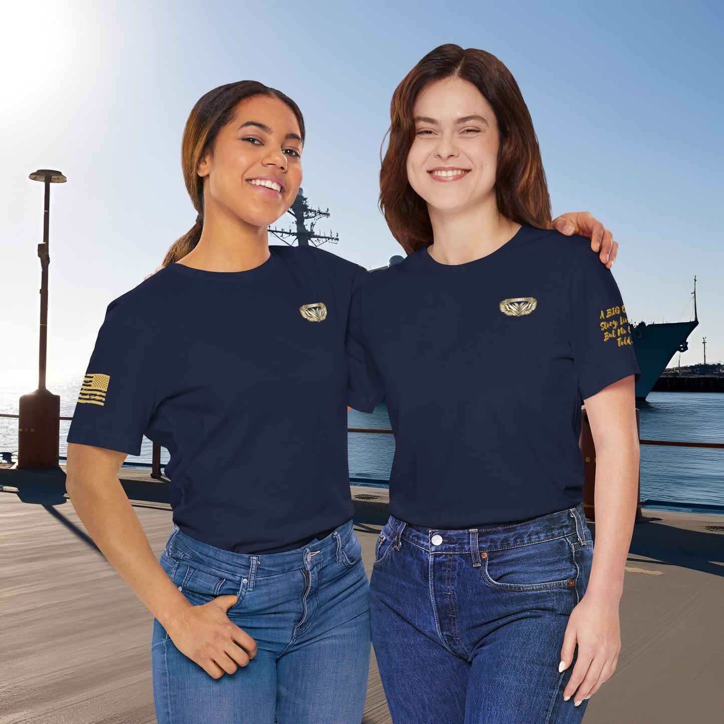 Essence Navy Veteran Tee – Deep Patriotic T-Shirt