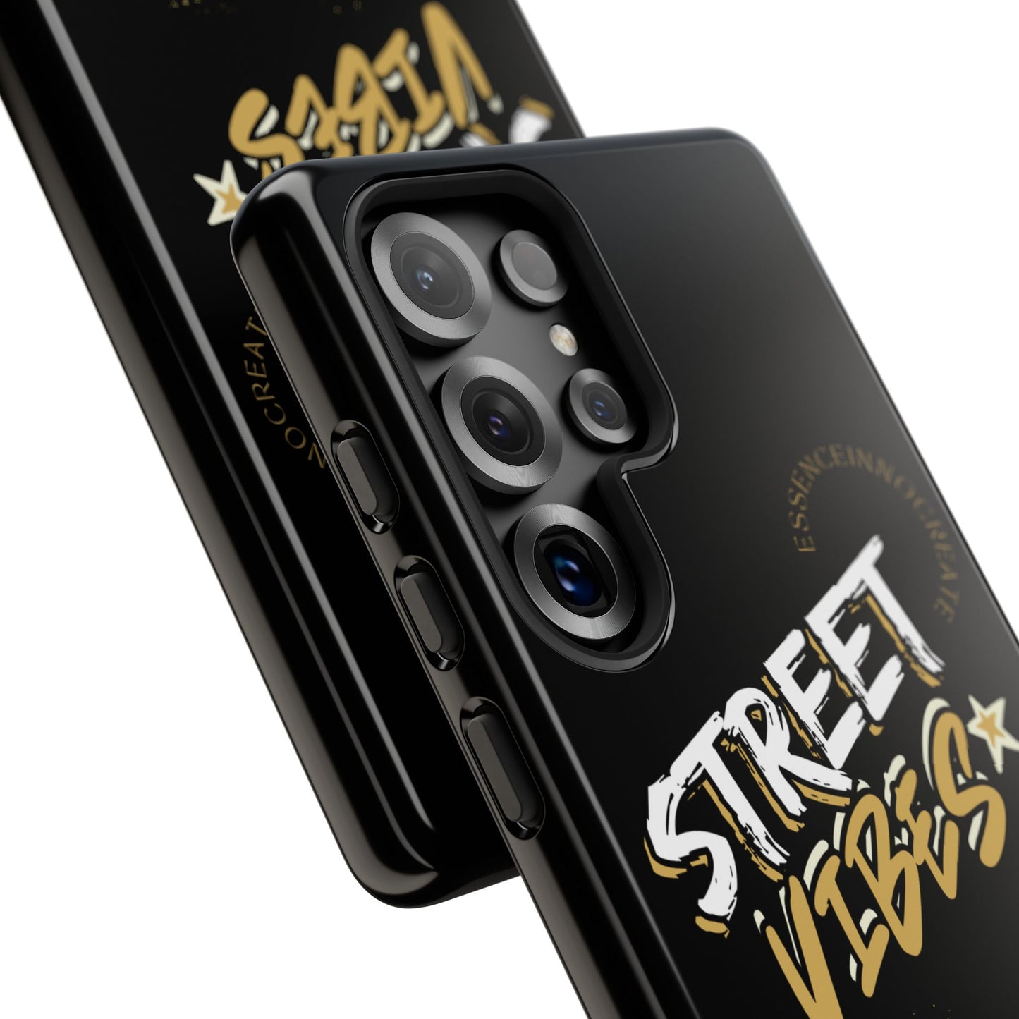 EssenceInnoCreate® Street Vibes Black Phone Case