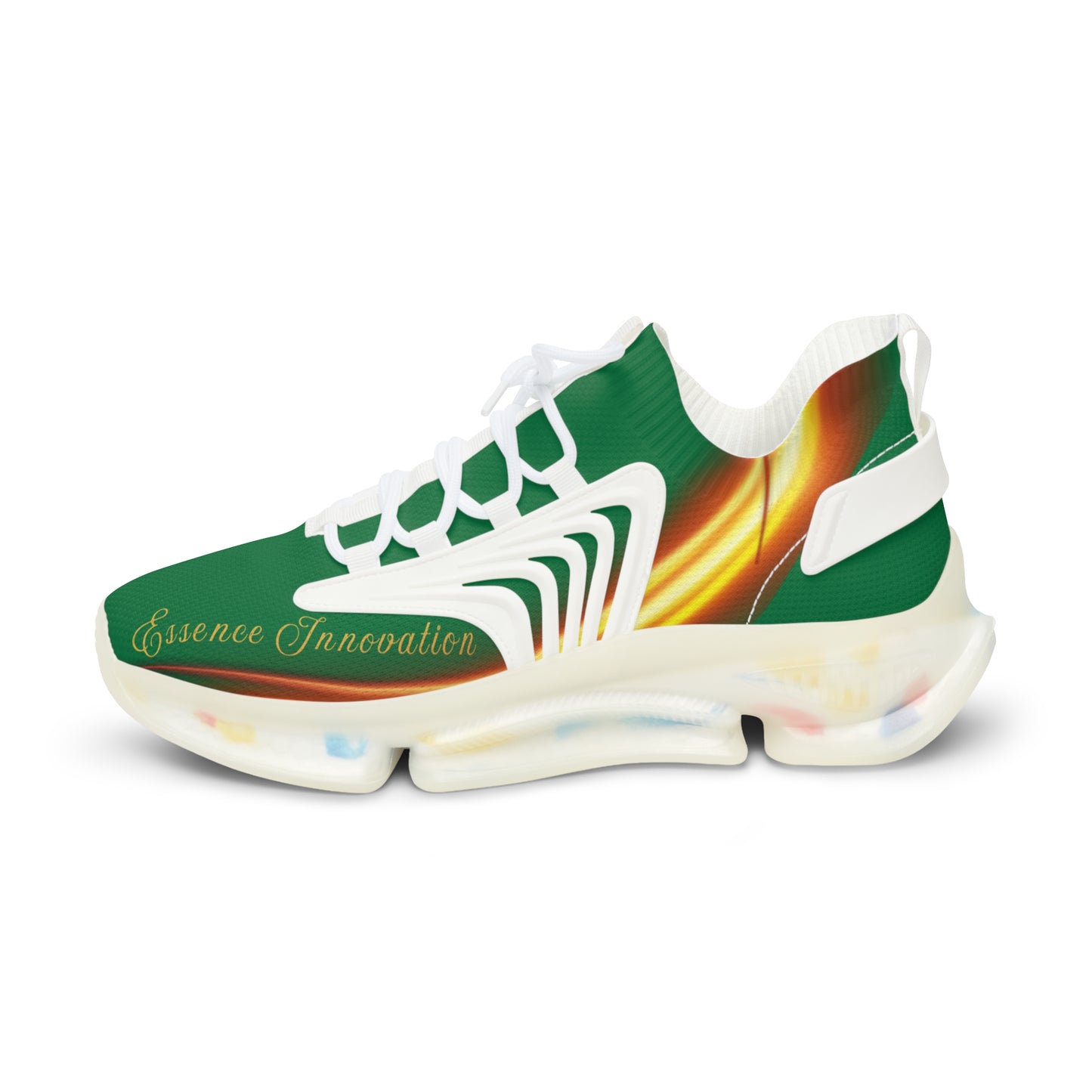 Green Trendsetter Flame | Men’s Performance Sneakers | White Sole