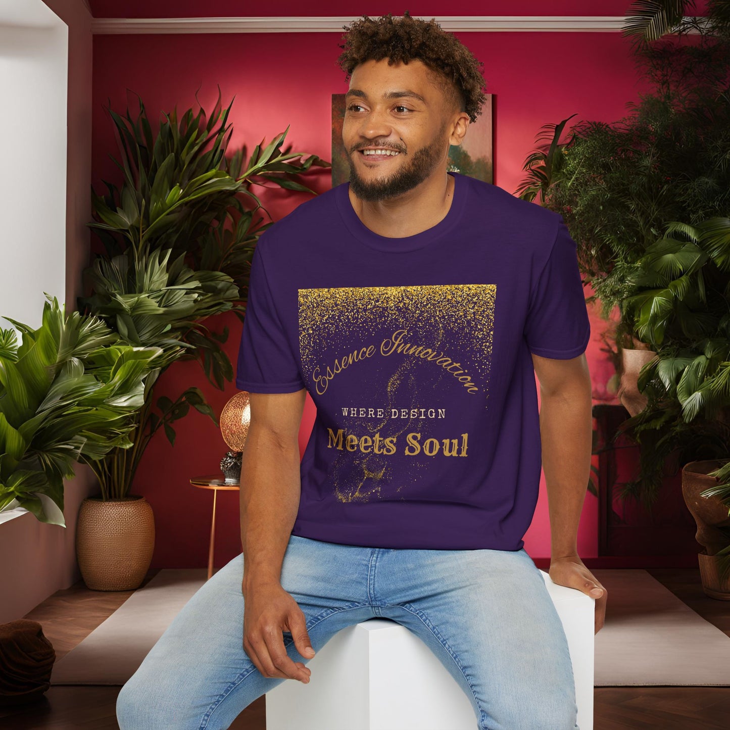 Design Meets Soul T-Shirt | Essence Innovation | 7 Colors