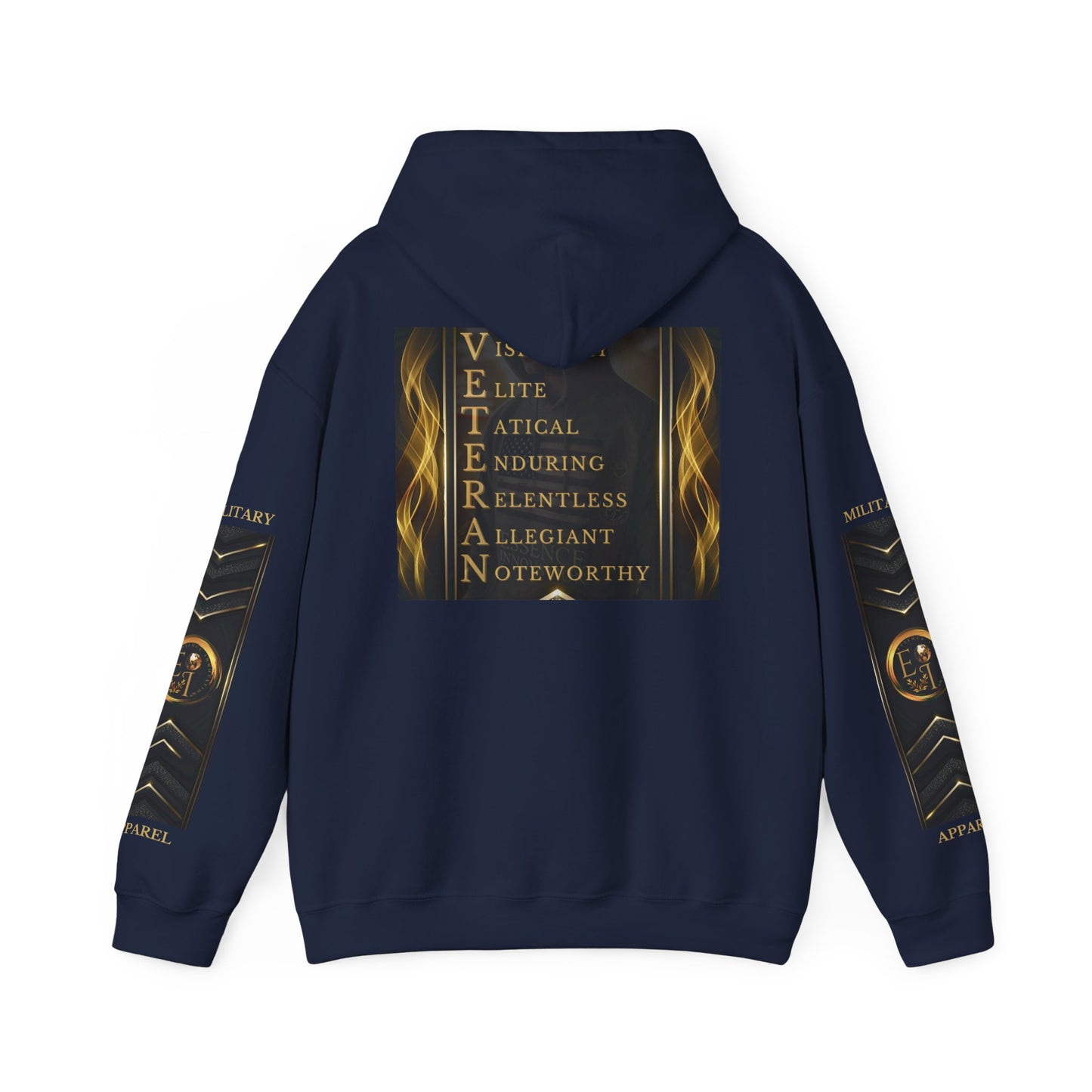 Serviceman Veteran Qualities Hoodie | Military Tribute