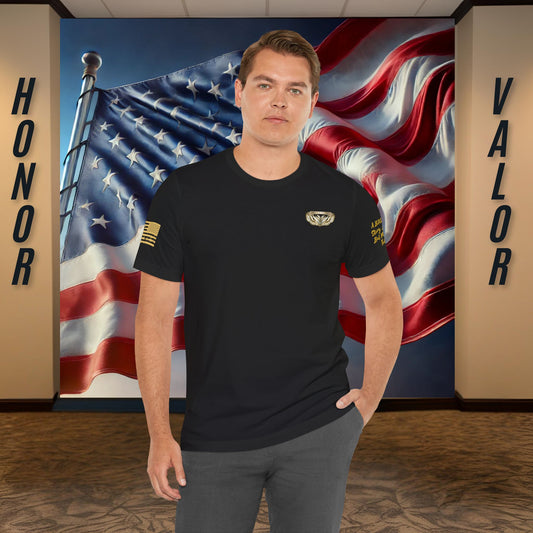 Essence Black Veteran Tee – Patriotic Shirt by Veteran-Owned Brand