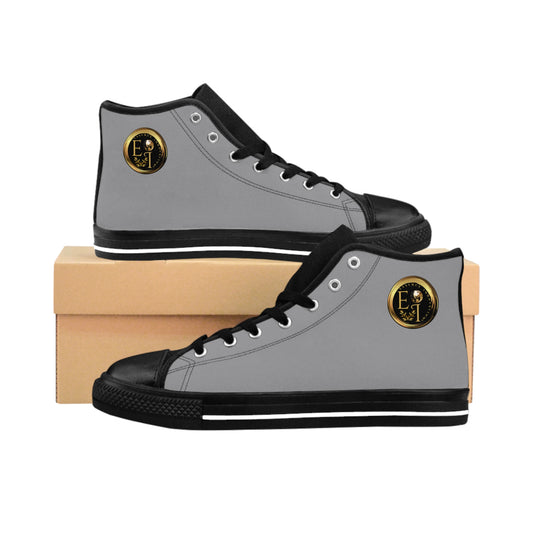Essence Innovation Mens Streetwear | HighTop Sneakers | Grey