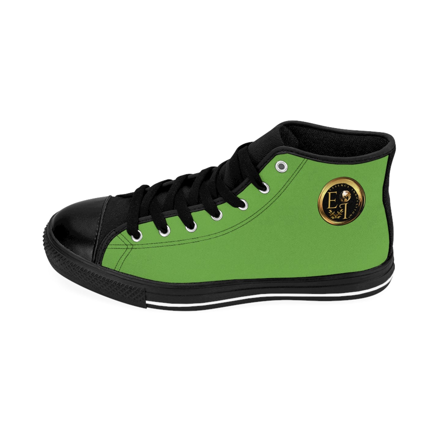 Essence Innovation Mens Streetwear | HighTop Sneakers | Light Green