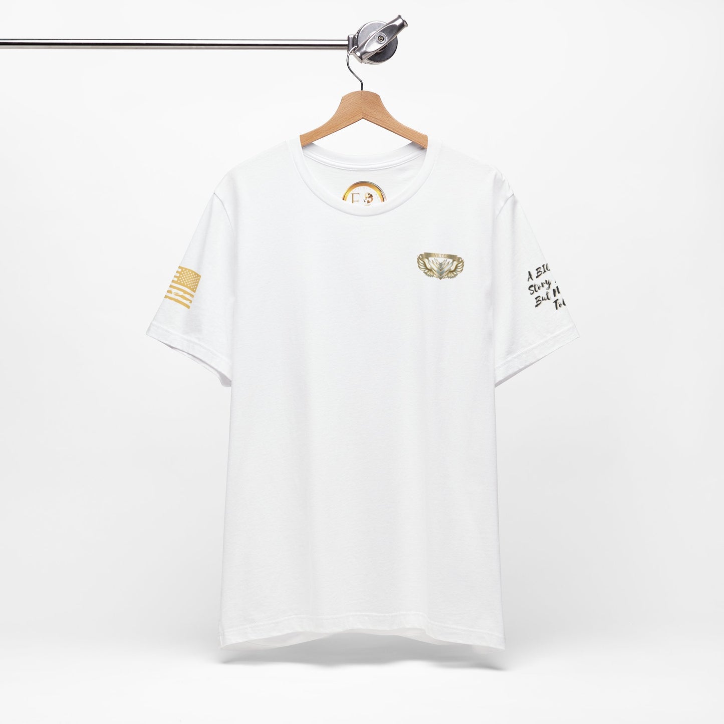 Essence White Veteran Tee – Clean Tribute T-Shirt