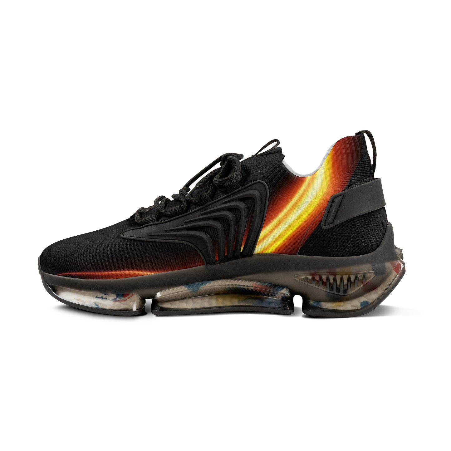 Black Trendsetter Flame Black | Men’s Performance Sneakers | Black Sole