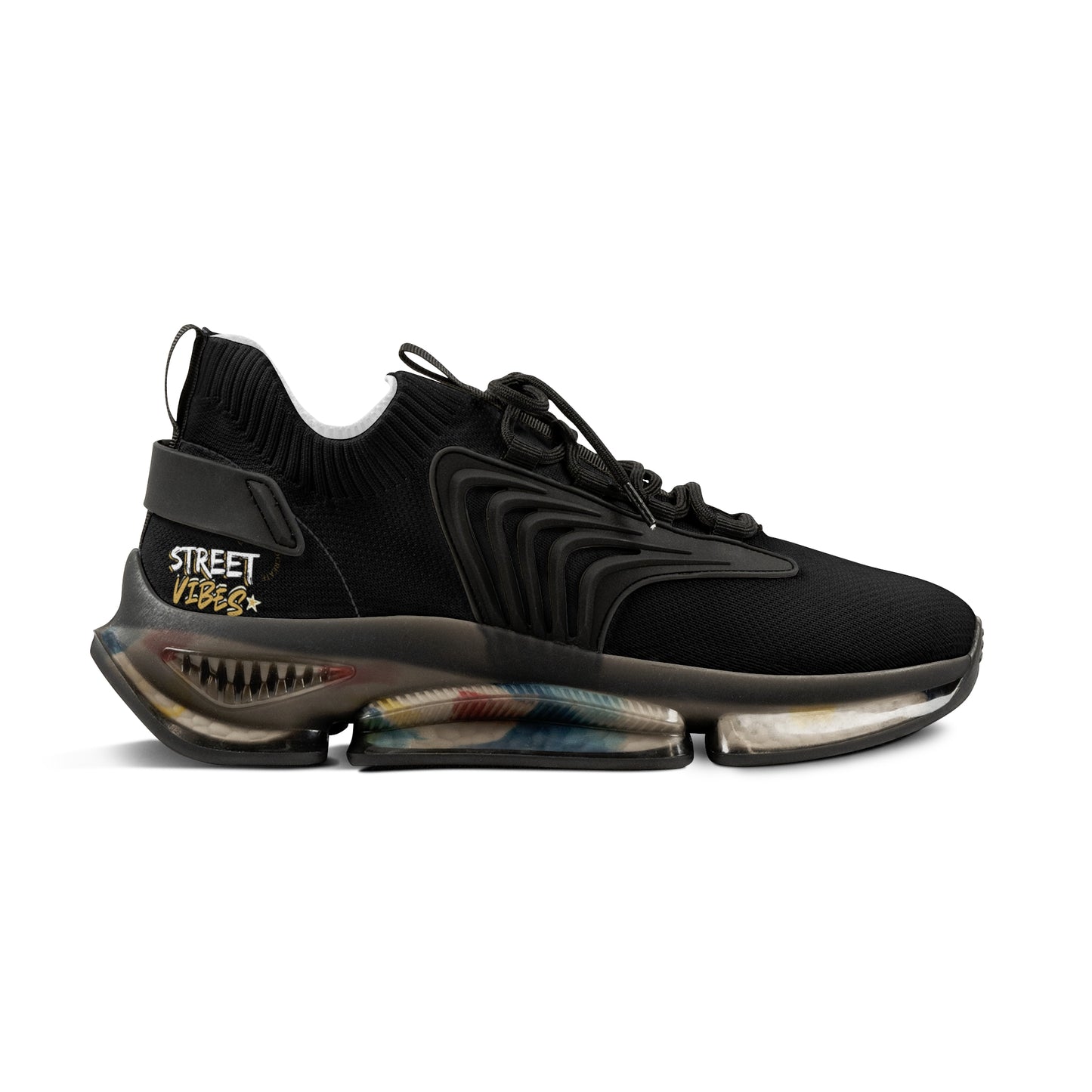 Black Essence Innovation 'Street Vibes' sneaker on a white background