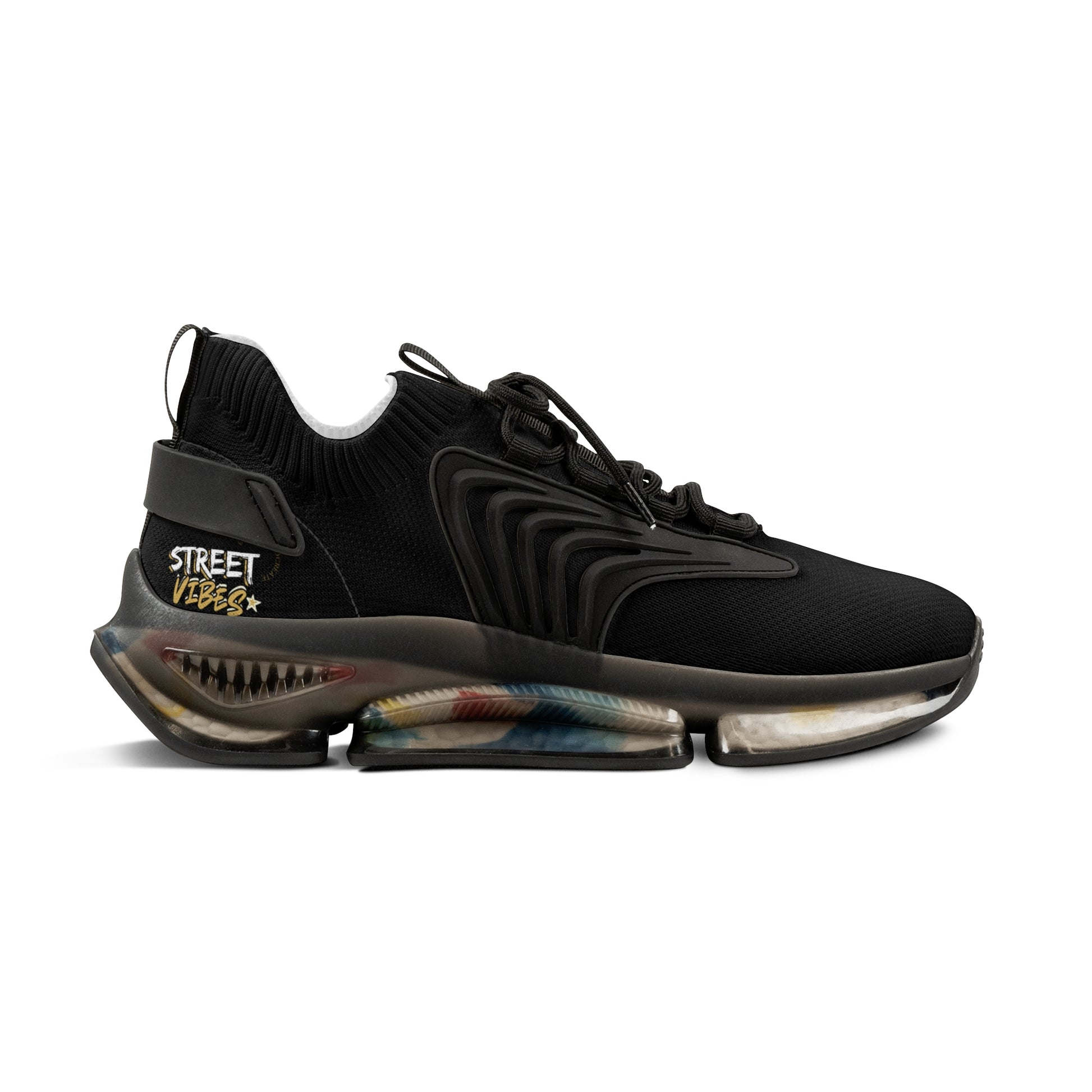 Black Essence Innovation 'Street Vibes' sneaker on a white background