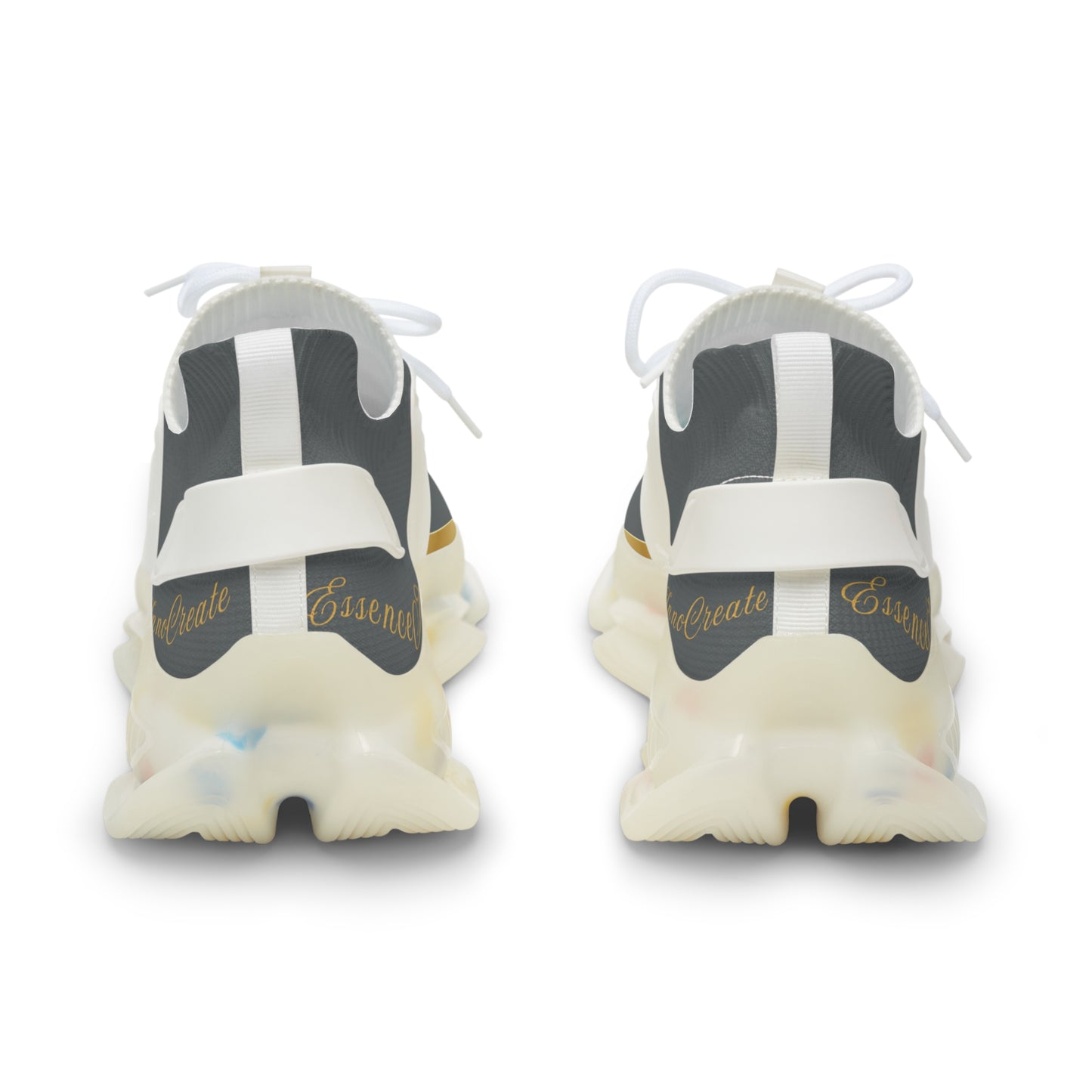 EssenceInnoCreate Dark Grey | Men’s White Trim Mesh Sneakers