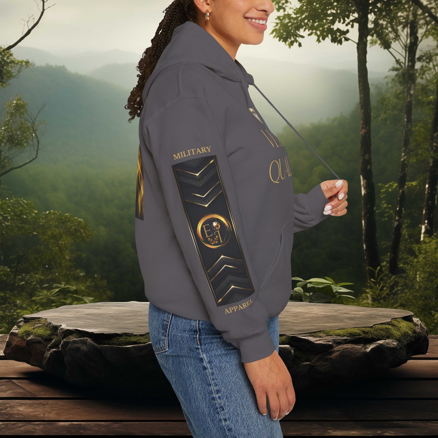 Leader Veteran Qualities Hoodie | Military Tribute