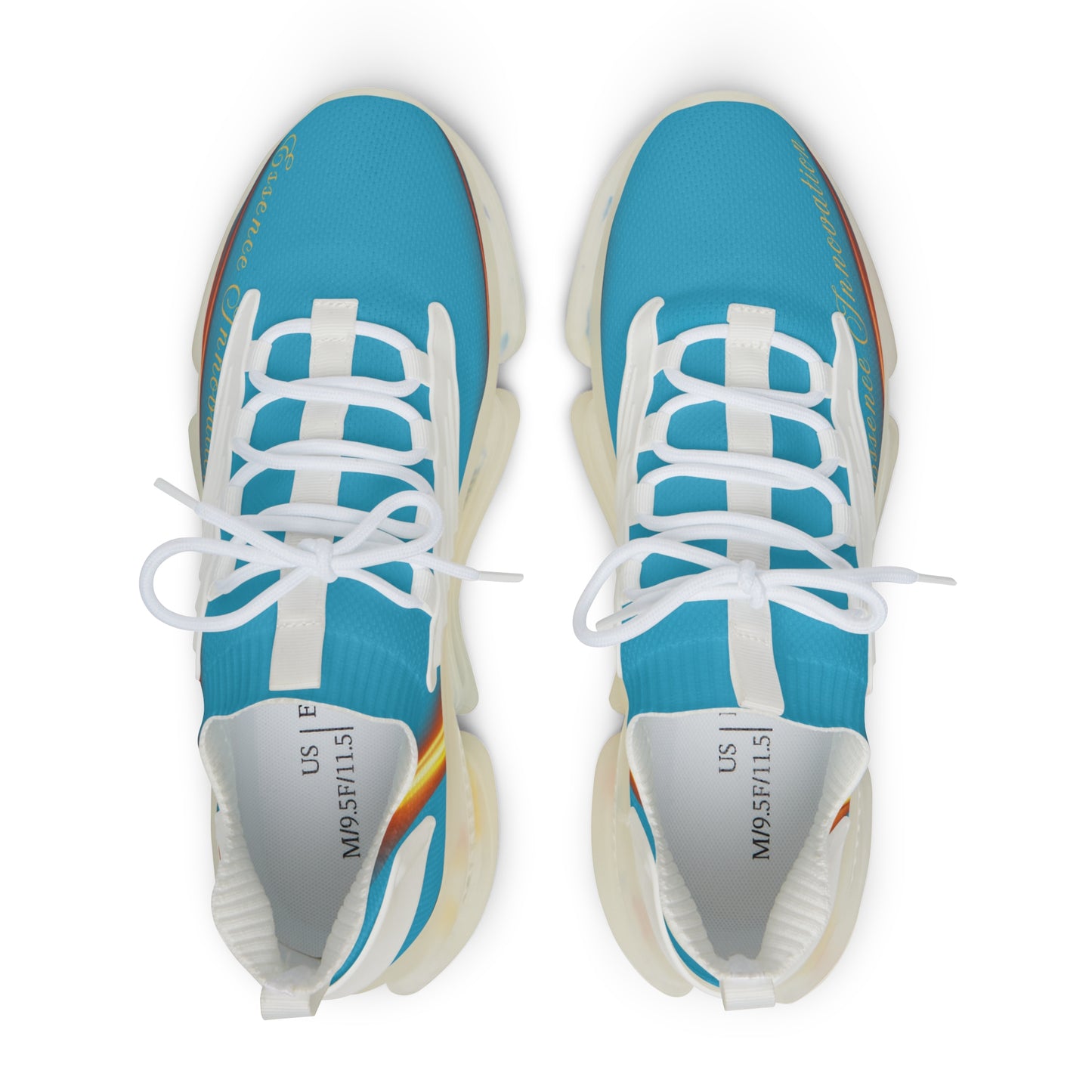 Turquoise Trendsetter Flame | Men’s Performance Sneakers | White Sole