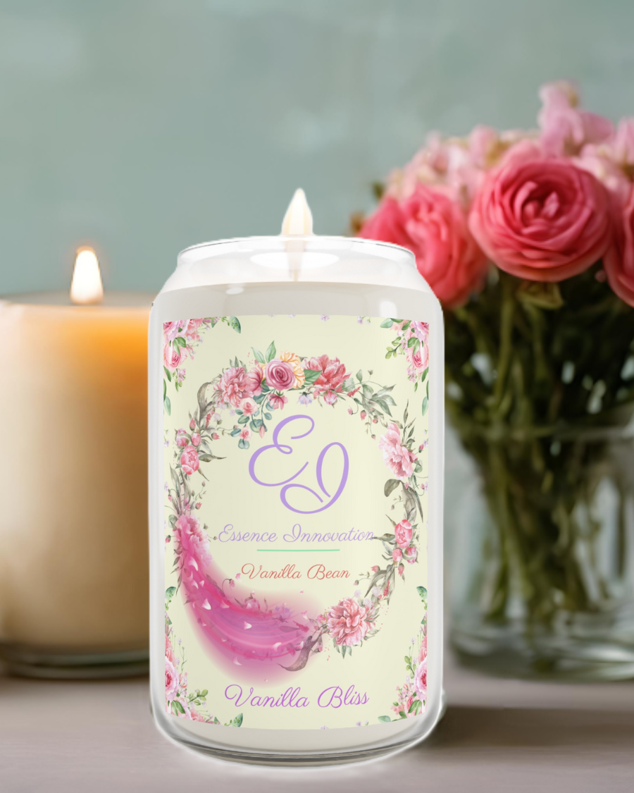 Thirteen Pink Vanilla Bliss | Vanilla Bean | Scented Candle, 13oz