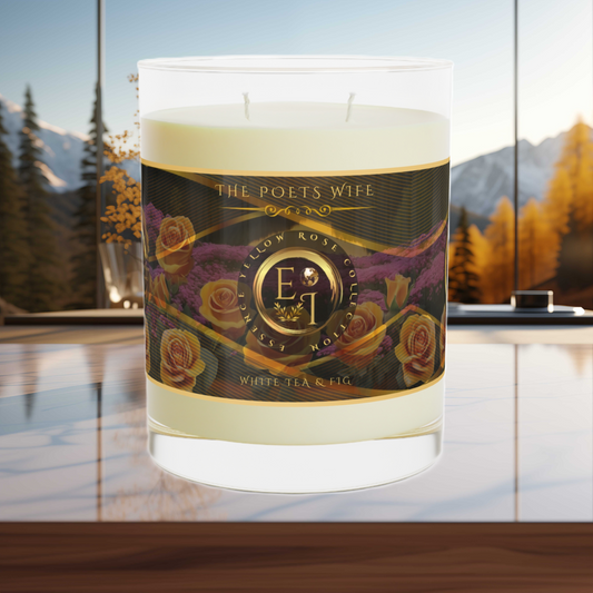 The Poets Wife | Essence Yellow Rose | White Tea and Fig | 11oz