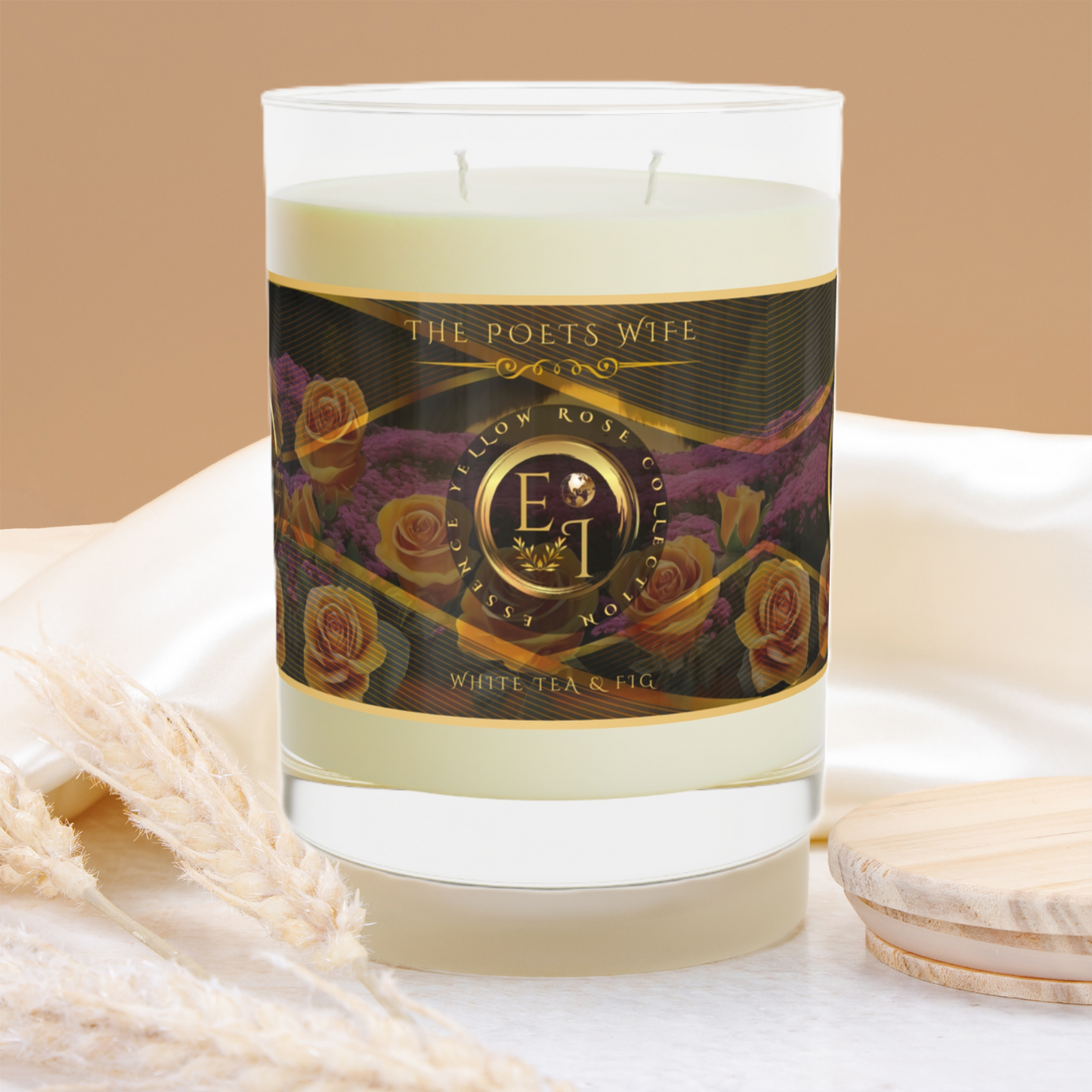 The Poets Wife | Essence Yellow Rose | White Tea and Fig | 11oz