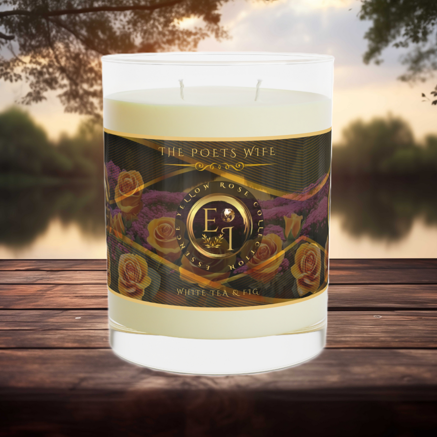 The Poets Wife | Essence Yellow Rose | White Tea and Fig | 11oz