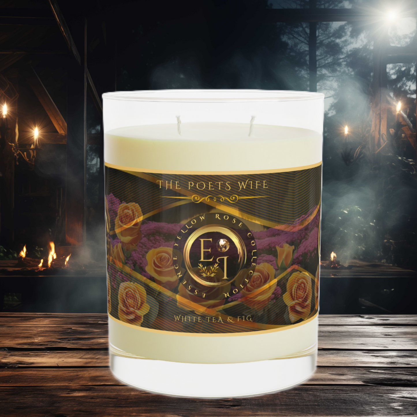 The Poets Wife | Essence Yellow Rose | White Tea and Fig | 11oz