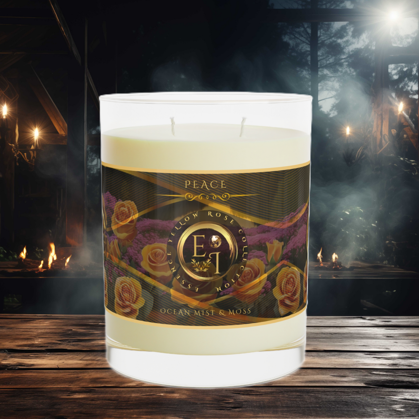 Peace | Essence Yellow Rose | Ocean Mist and Moss | 11oz