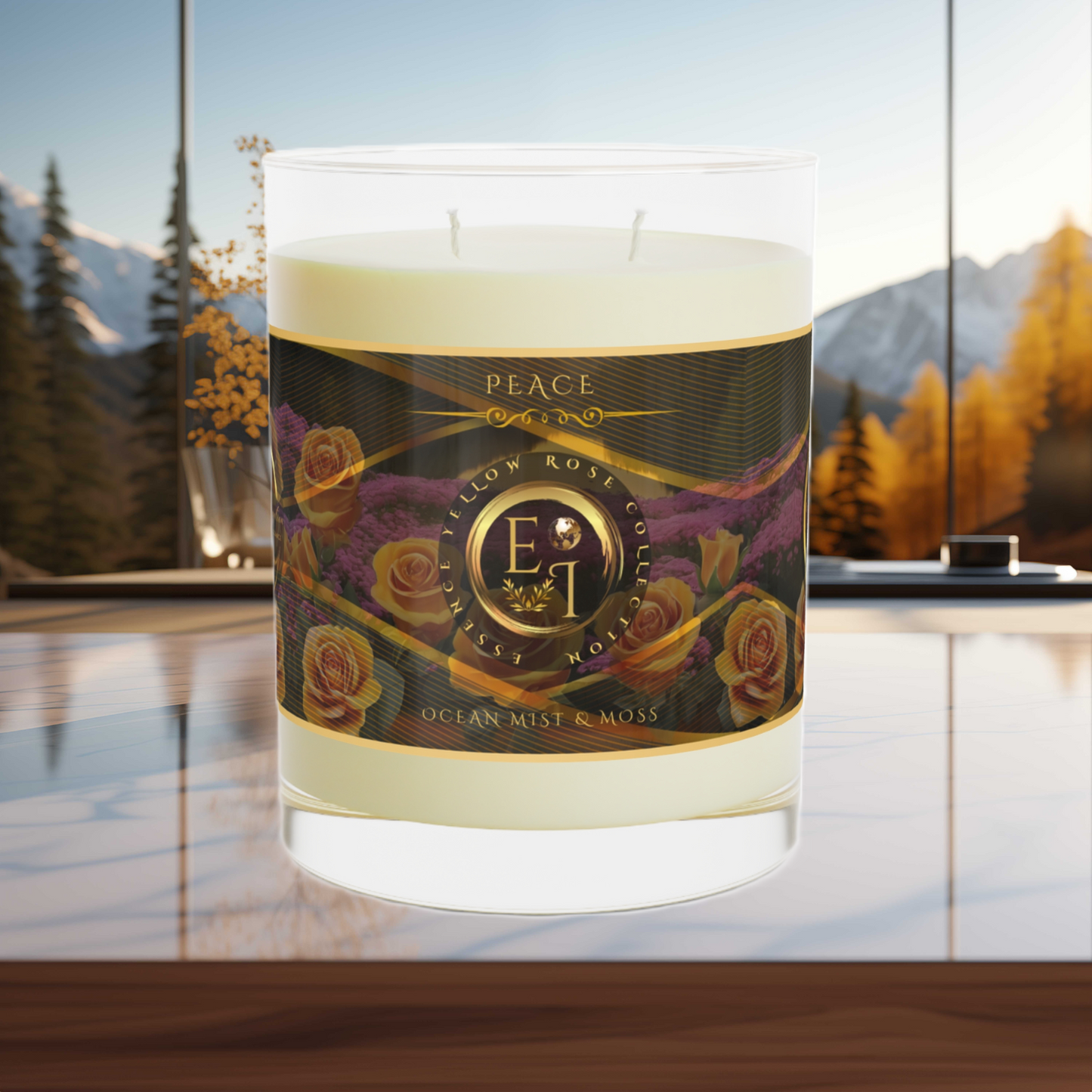 Peace | Essence Yellow Rose | Ocean Mist and Moss | 11oz