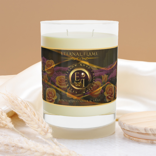 Eternal Flame | Essence Yellow Rose | Minted Lavender and Sage | 11oz