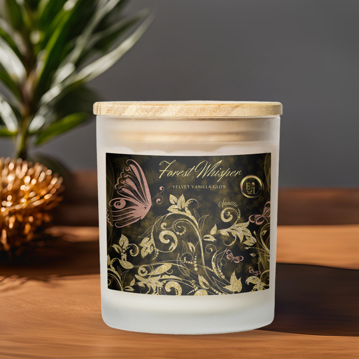 Velvet Vanilla Glow | Vanilla | Luxury Frosted Candle
