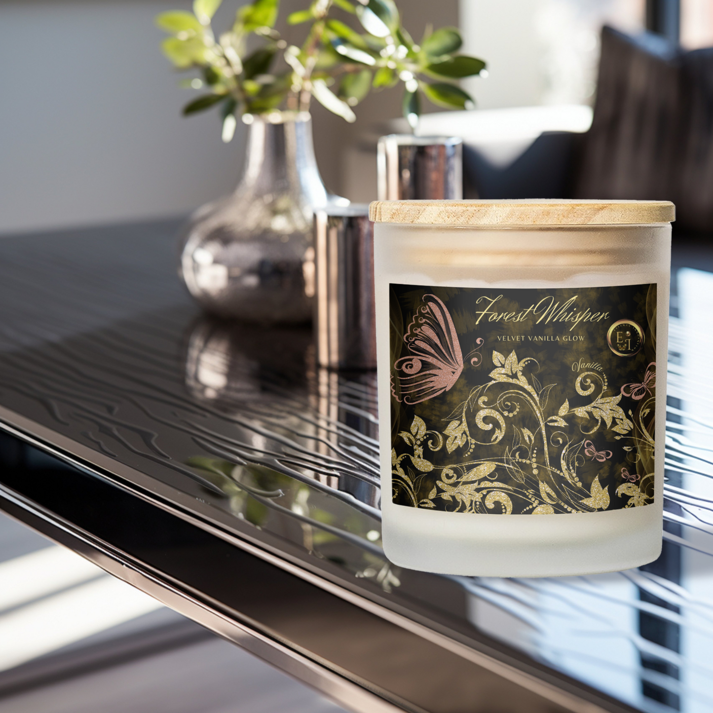 Velvet Vanilla Glow | Vanilla | Luxury Frosted Candle