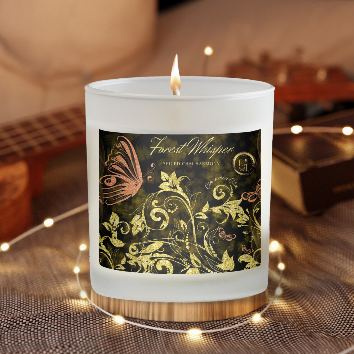 Cinnamon Chai Glow | Cinnamon Chai | Luxury Frosted Candle 11oz