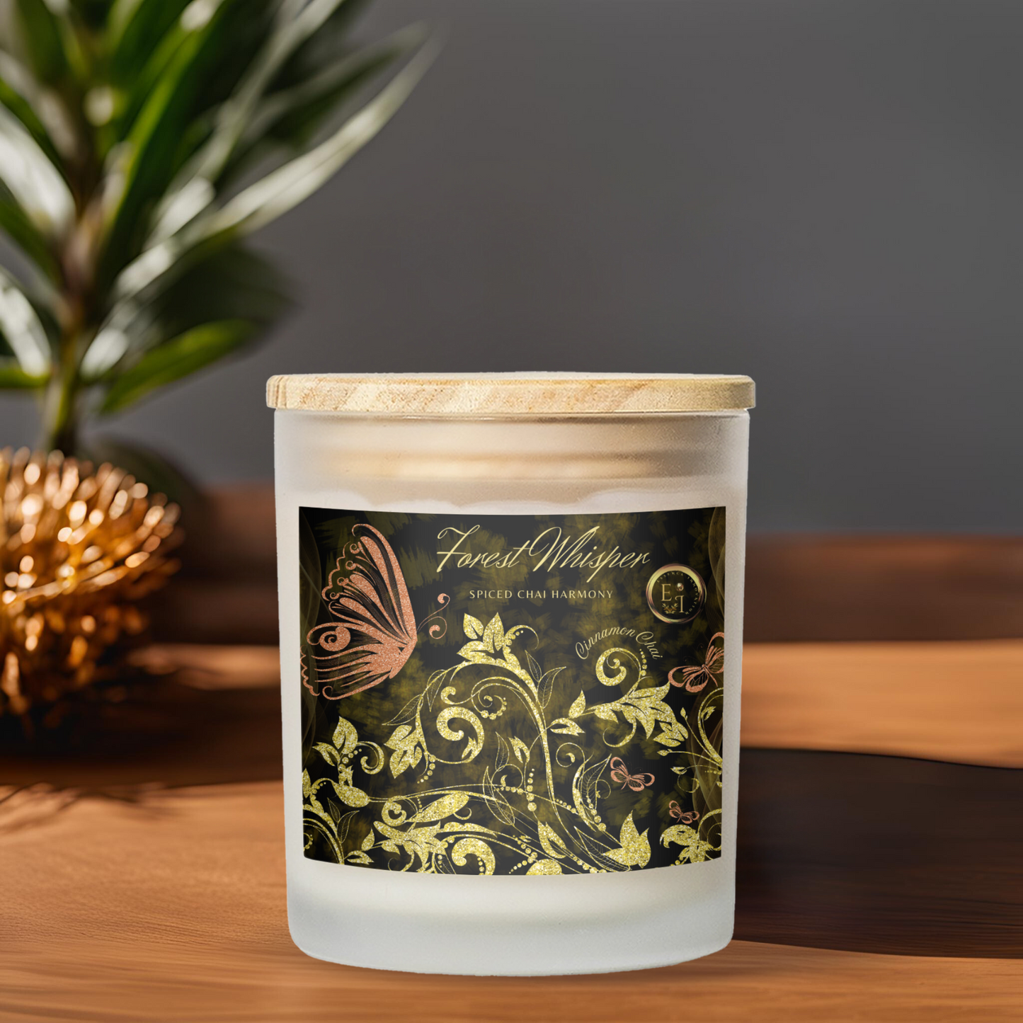 Cinnamon Chai Glow | Cinnamon Chai | Luxury Frosted Candle 11oz