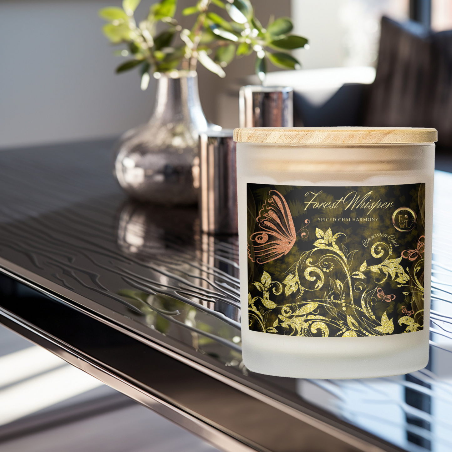 Cinnamon Chai Glow | Cinnamon Chai | Luxury Frosted Candle 11oz