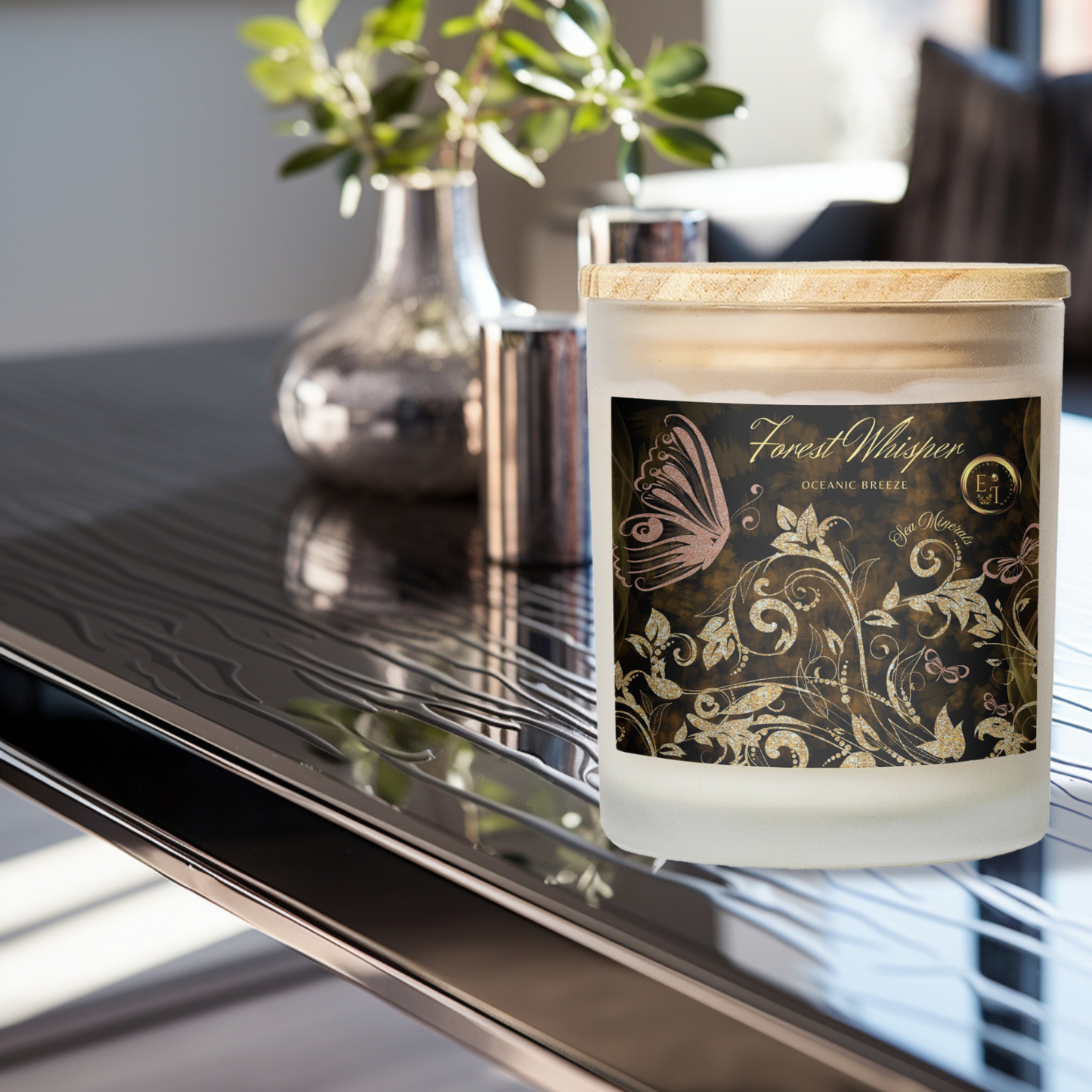 Oceanic Breeze | Sea Minerals | Luxury Frosted Candle